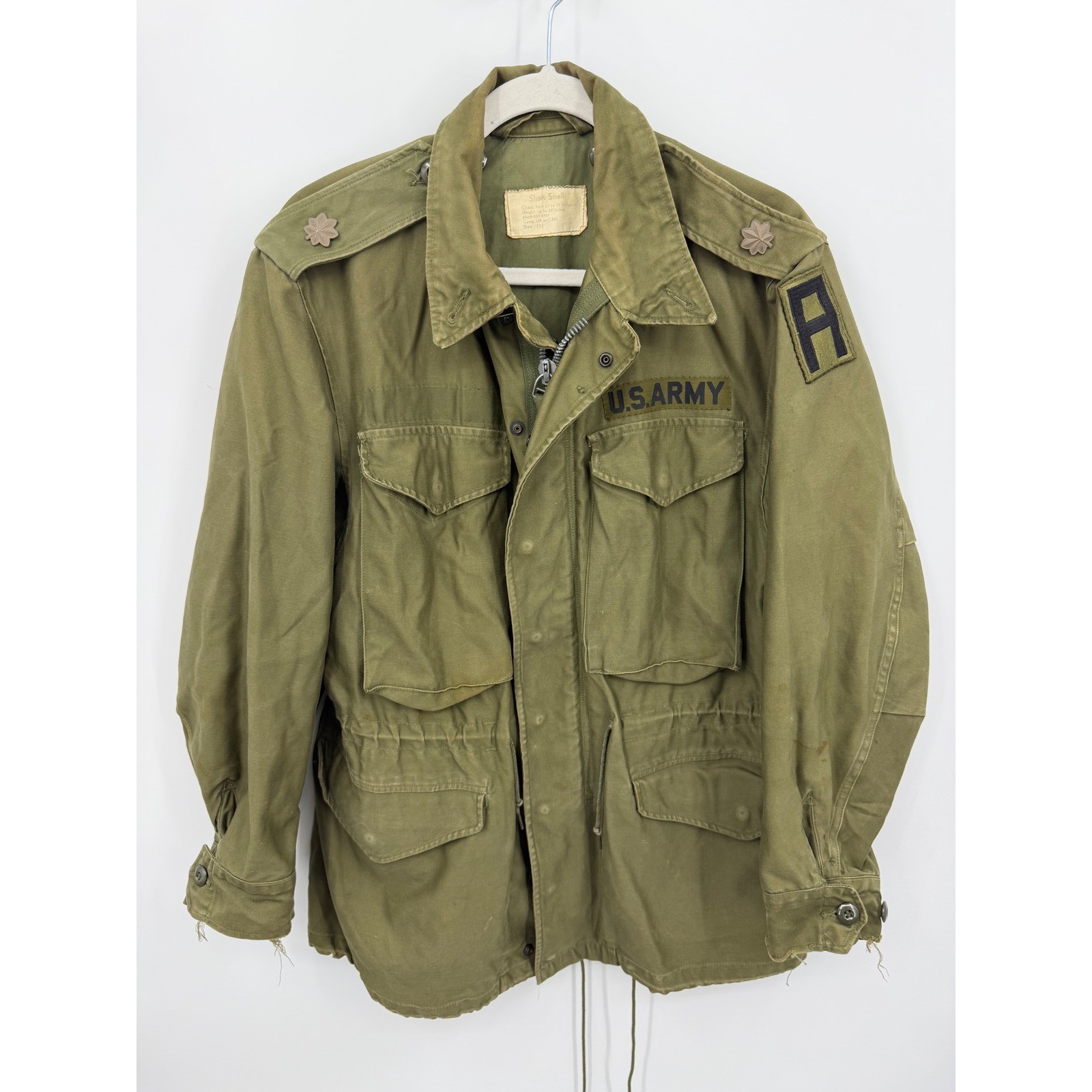 Vintage US Army M-51 M1951 Field Jacket OG-107 Korean War Small Short