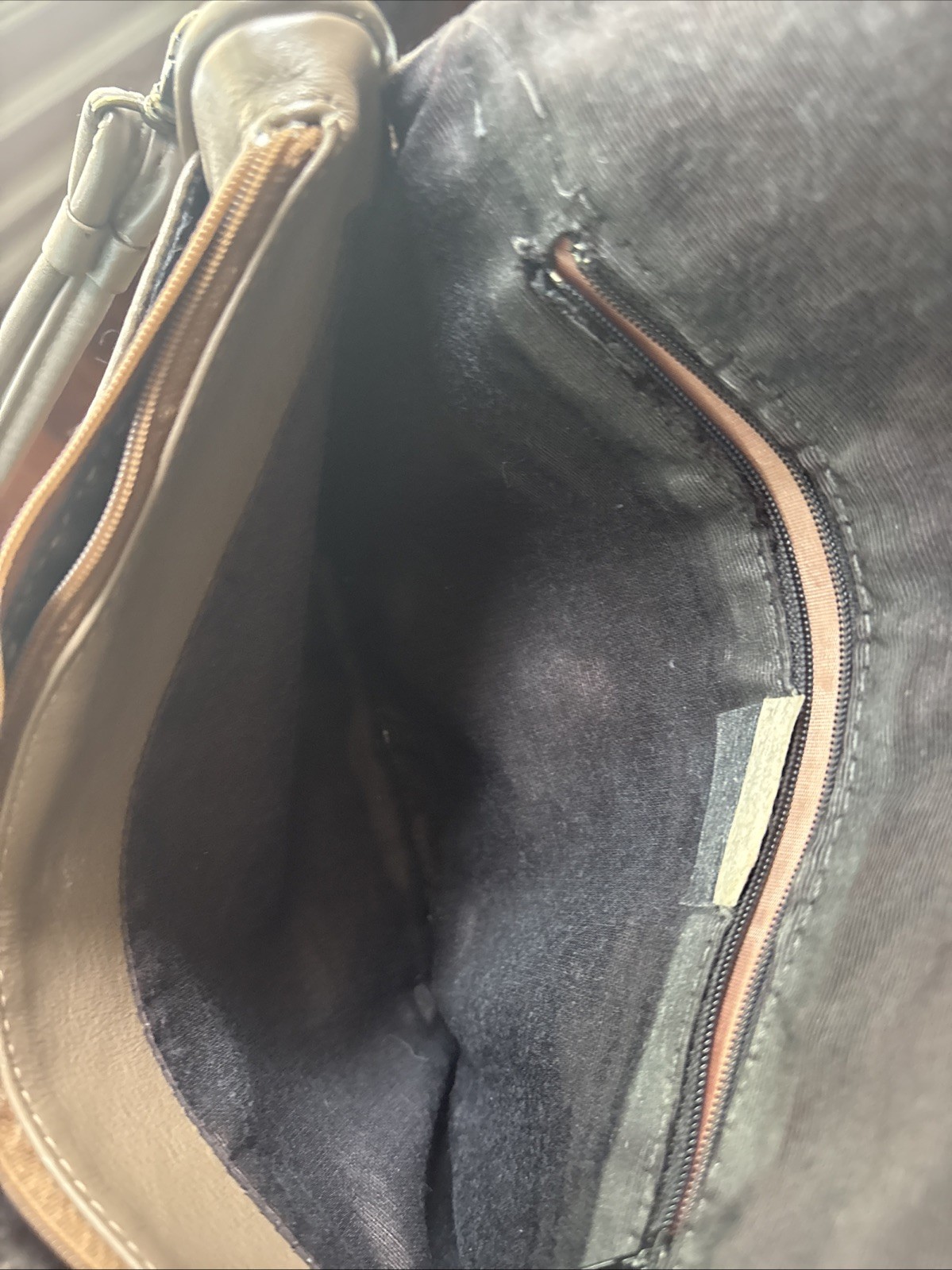 Vintage Juliette Genuine Leather Handbag made in USA minimalist Approx 11×7