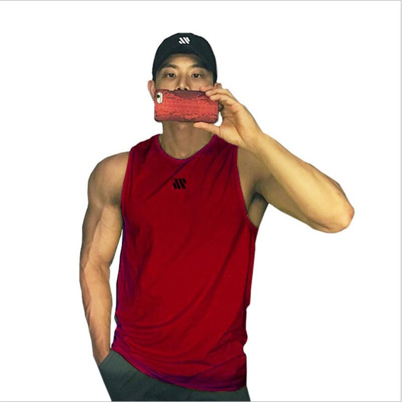 Men’s Mesh Bodybuilding Stringer – Quick‑dry Sleeveless Gym Fitness Vest