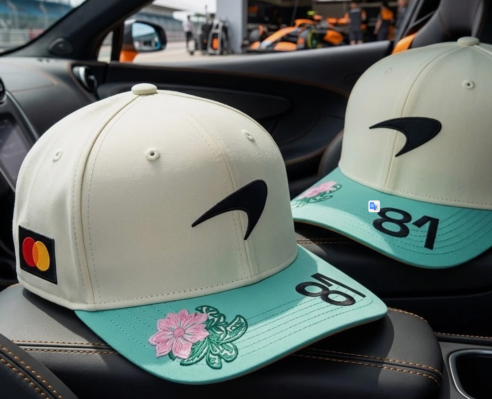 McLaren F1 Team Oscar Piastri No. 81 Papaya Orange Baseball Cap