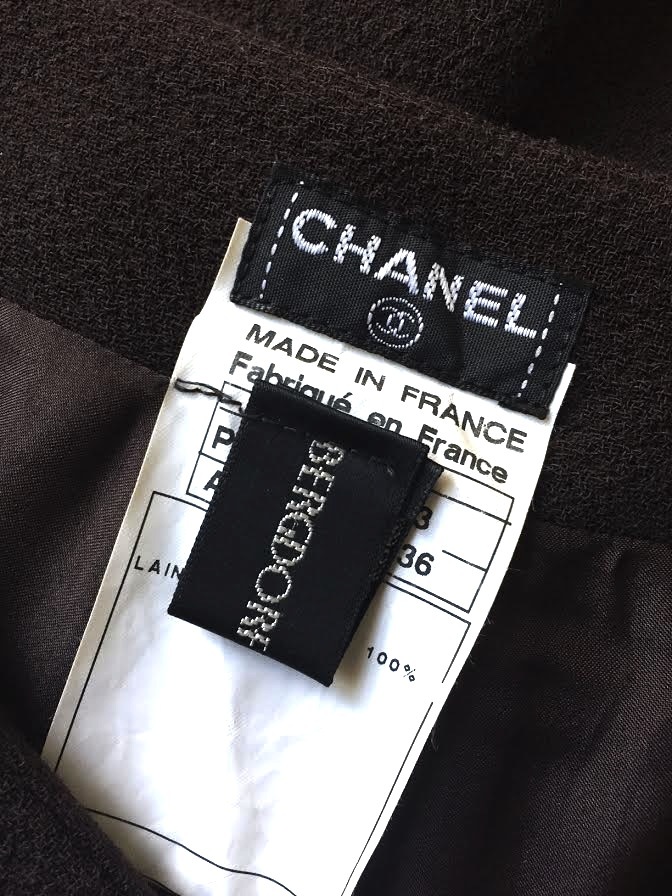 CHANEL FOR BERGDOORF GOODMAN SUIT PANTS/SLACKS Sz EU 36, US 4 / 6