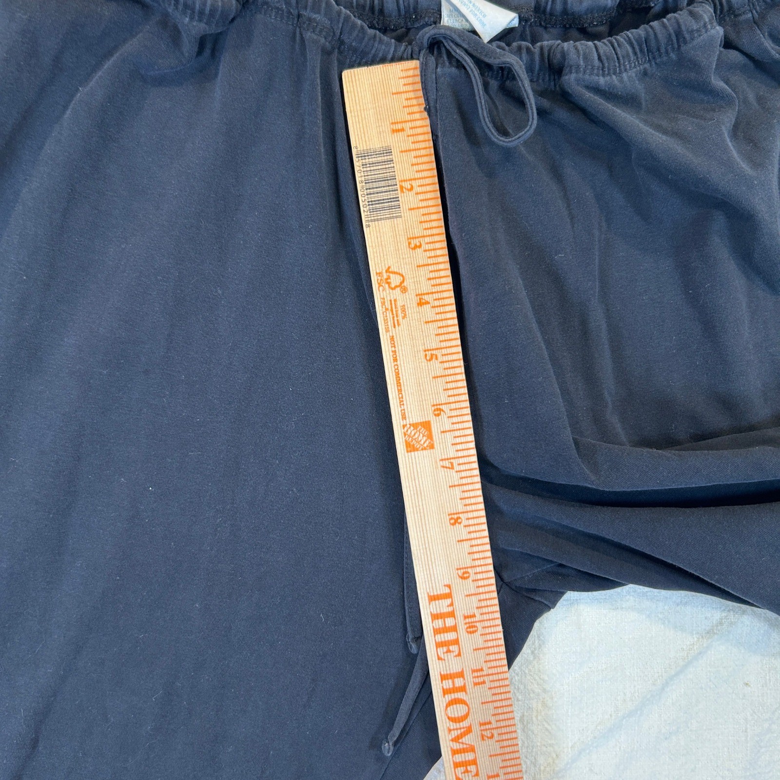 Lot of 2 ProSpirit Womens Drawstring Lounge Pants Black Gray Large Wide Leg