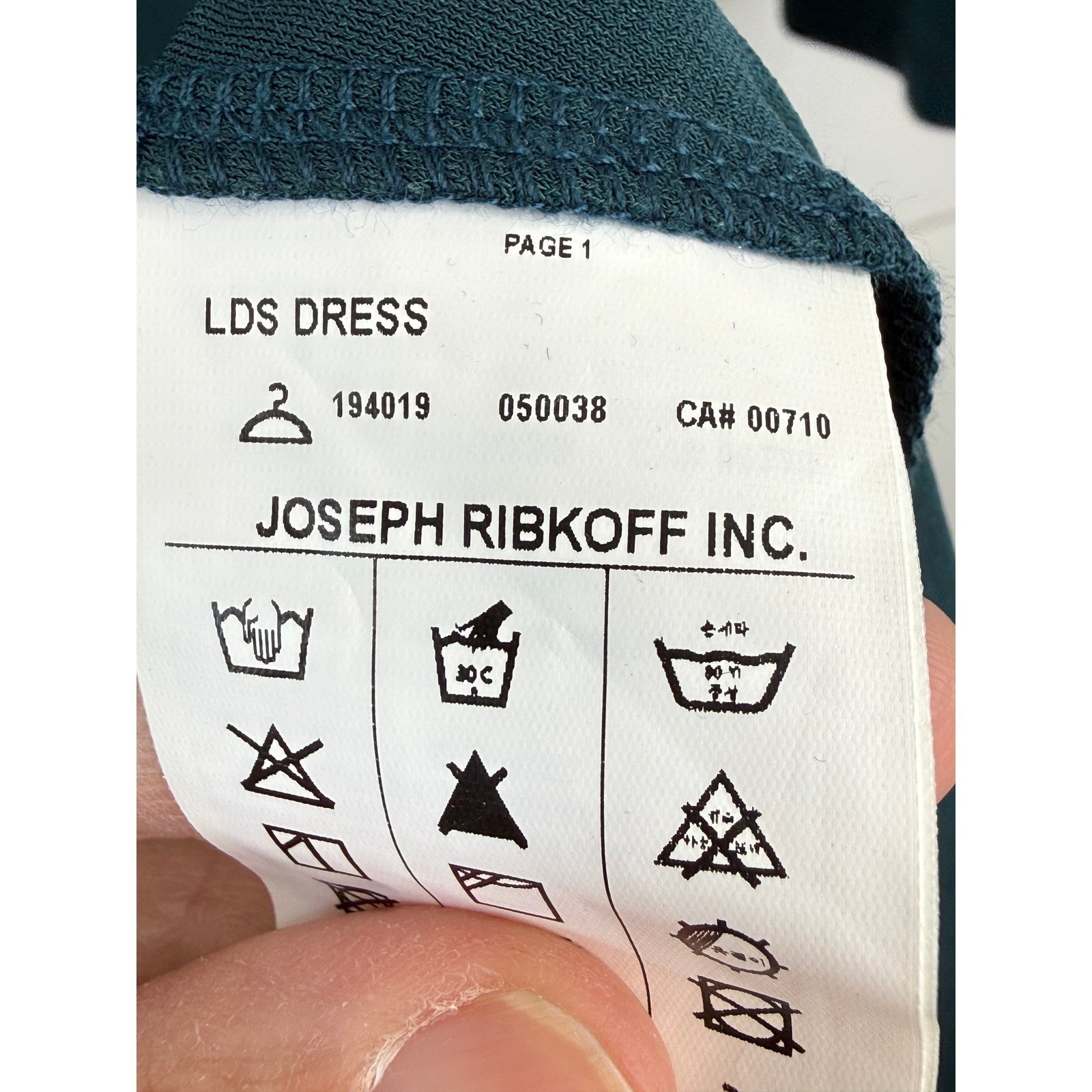 Joseph Ribkoff Draped Wrap Midi Dress Women 8 Forest Green Long Sleeve