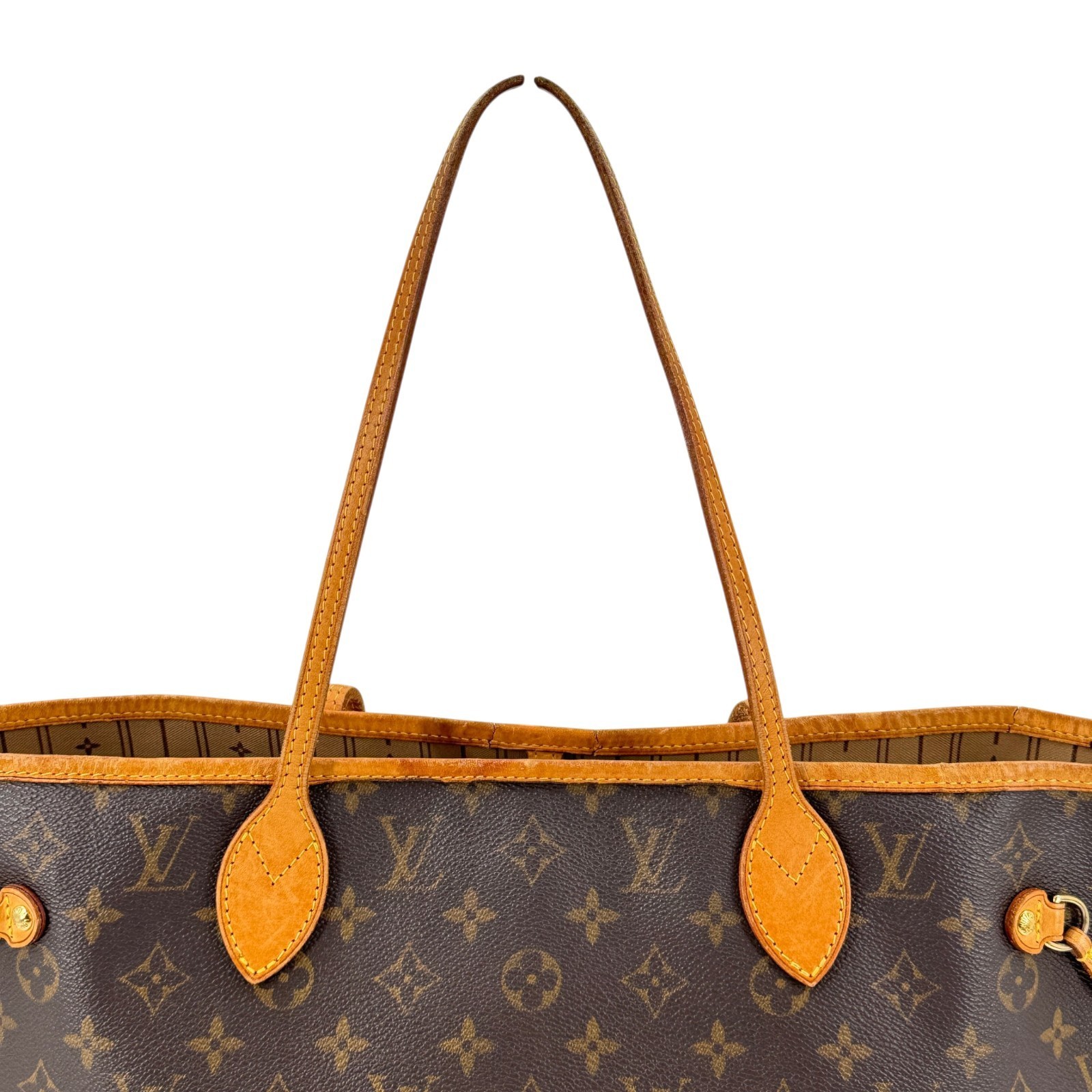 LOUIS VUITTON Neverfull MM Monogram Canvas Brown Women Shoulder Tote Bag M40156