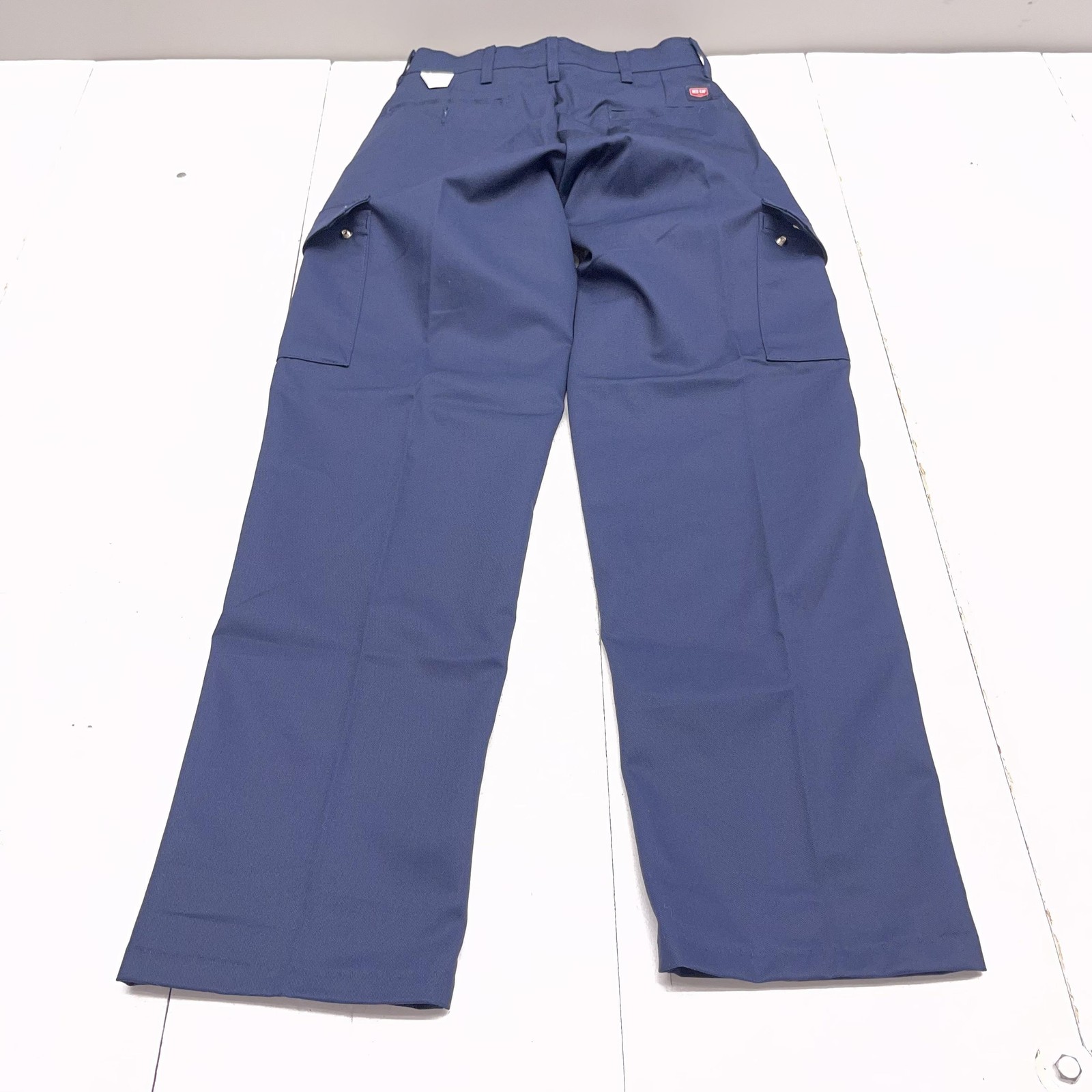 Red Kap Pants Mens 28×32 Navy Industrial Cargo Workwear Pocket Twill PT88NV9