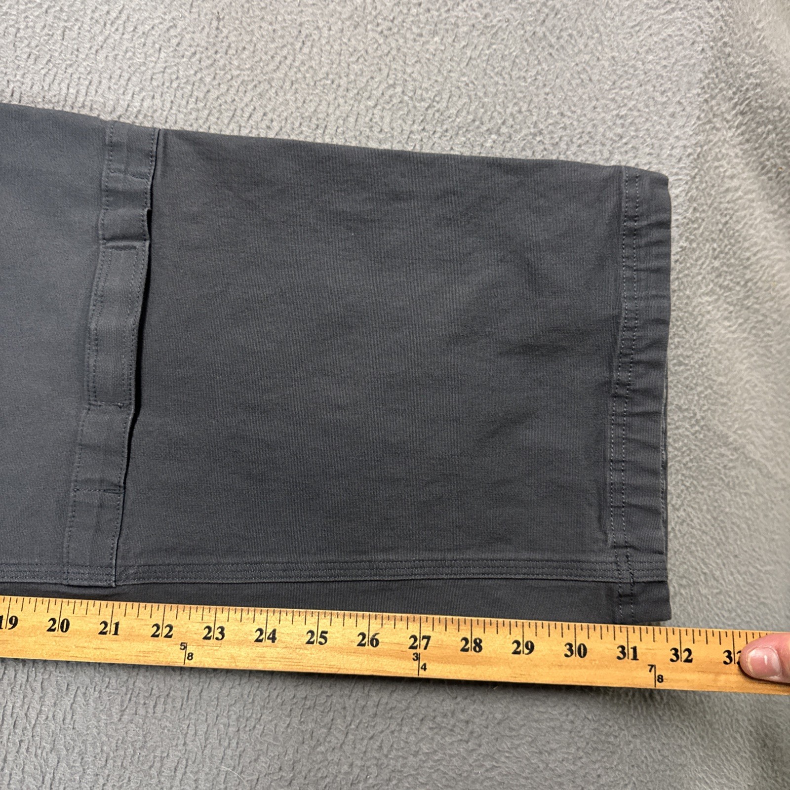 Duluth Flex Fire Hose Pants Mens 42×32 (Fits 38×32) Gray Ultimate Relaxed Cargo