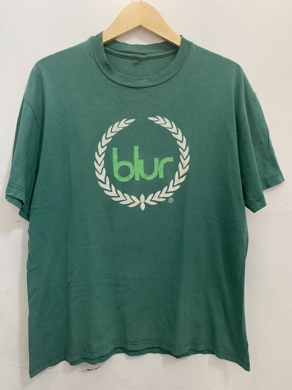 90s Blur Band Shirt Tuff Green Mens Classic Unisex S-2345XL