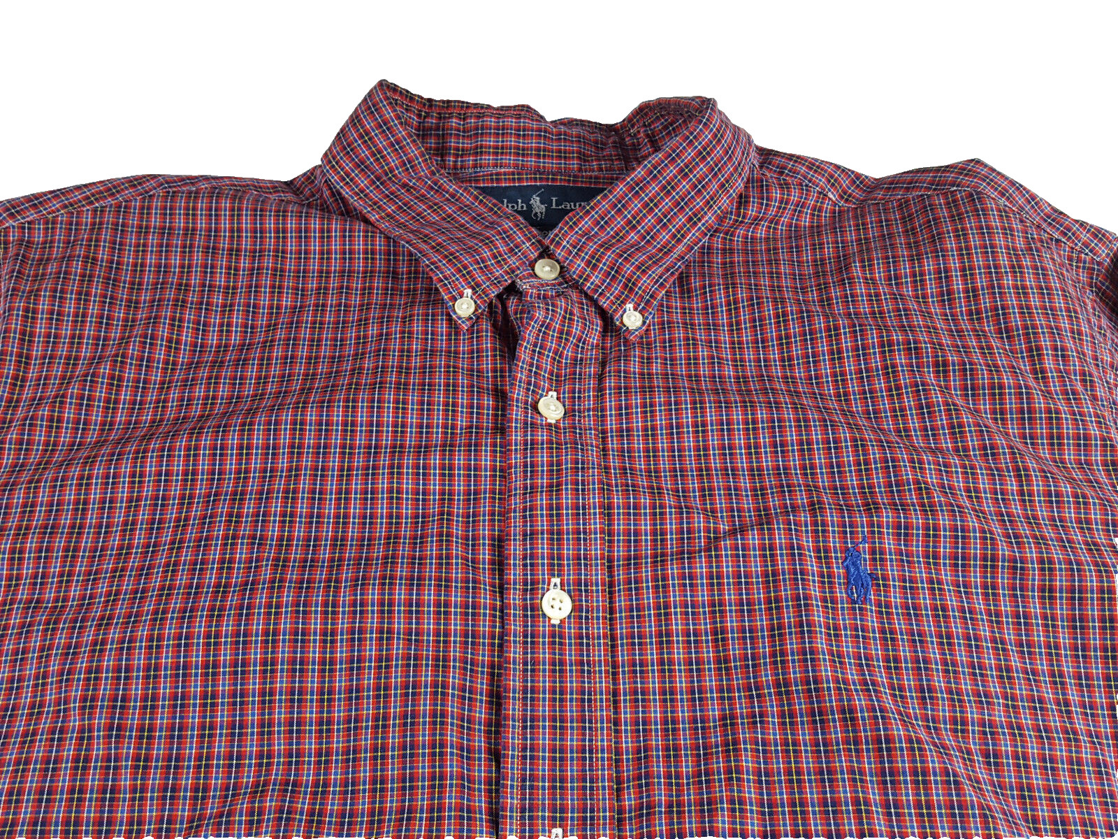 Ralph Lauren Men’s XXL Custom Fit Long Sleeve Button Down Shirt 2XL