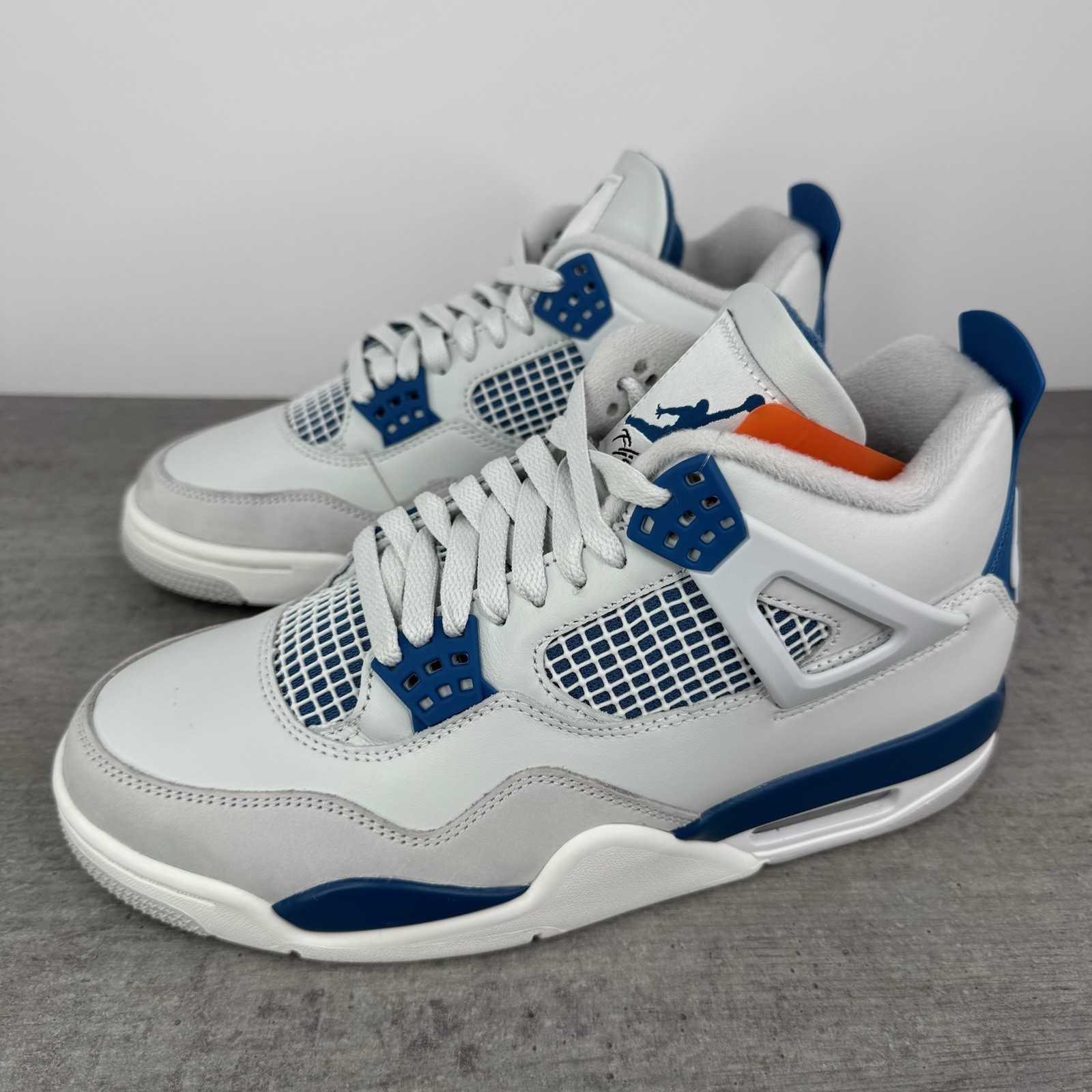 Nike Air Jordan 4 Retro ‘Military Blue’ – Men’s Size 8 – FV5029-141 White/Blue