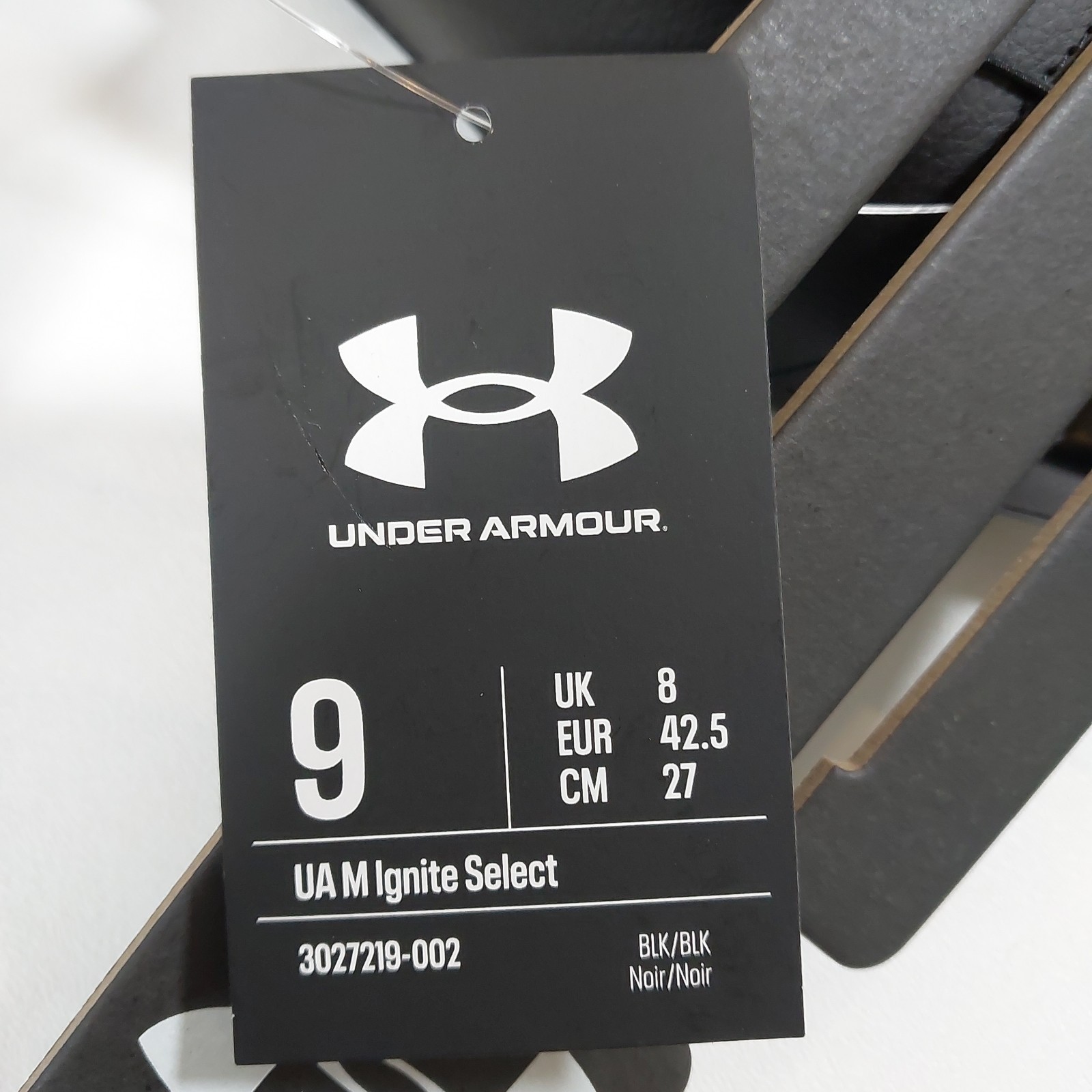 Under Armour Men’s UA Ignite Select Slides – Black / Black- Size 9 *NEW w/ Tag*