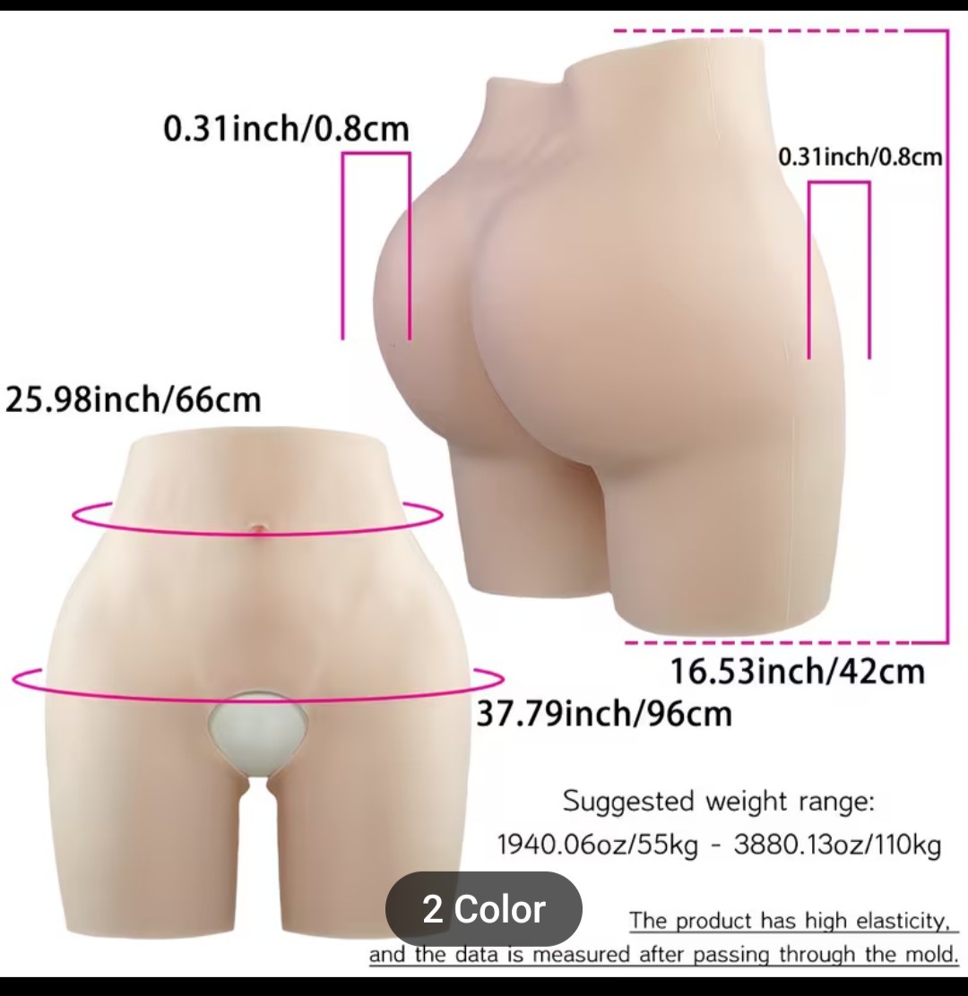 These Silicone Pants Designed to Enlarge The Hips Feature an Open-Cut Style