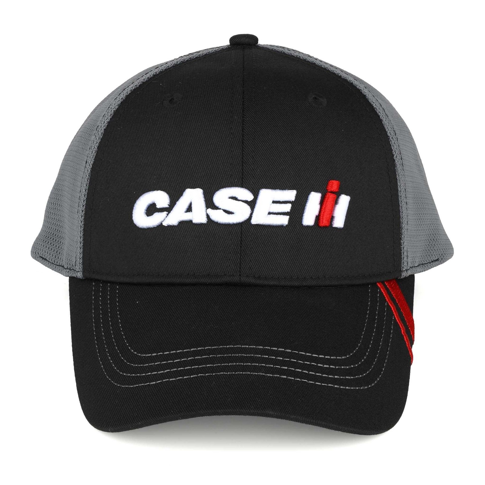Case IH Black & Gray Two Tone Mesh Back Cap IH07-2844