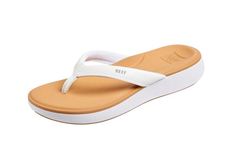 Reef Cushion Cloud White Tan CJ0234 Women’s Sizes Medium New
