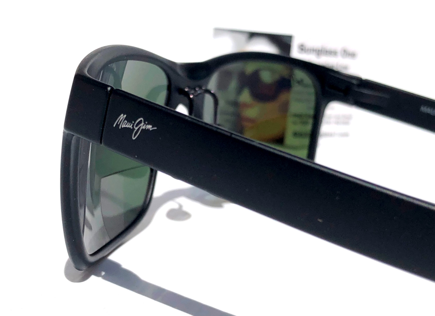 Maui Jim RED SANDS Matte Black POLARIZED Blue READERS +2.5 Sunglass B432-2M25