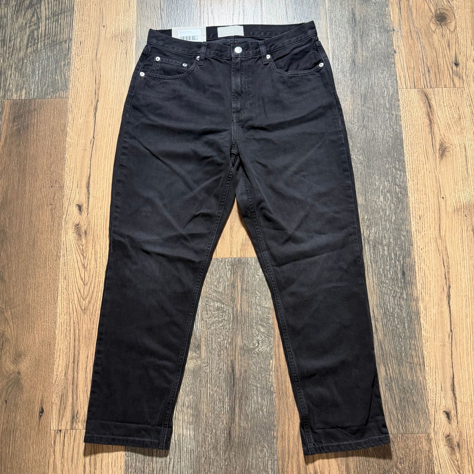 Everlane The Super Soft Straight Leg Jean Women’s Size 30 Reg in Black NWT!