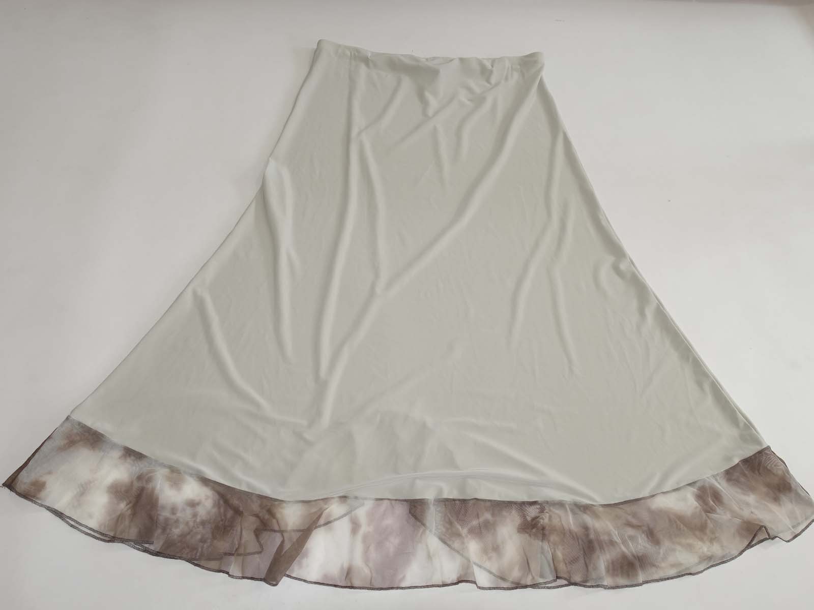 Sympli Women’s Maxi Skirt Size 14 Full Length Pale Green Elastic Waistband