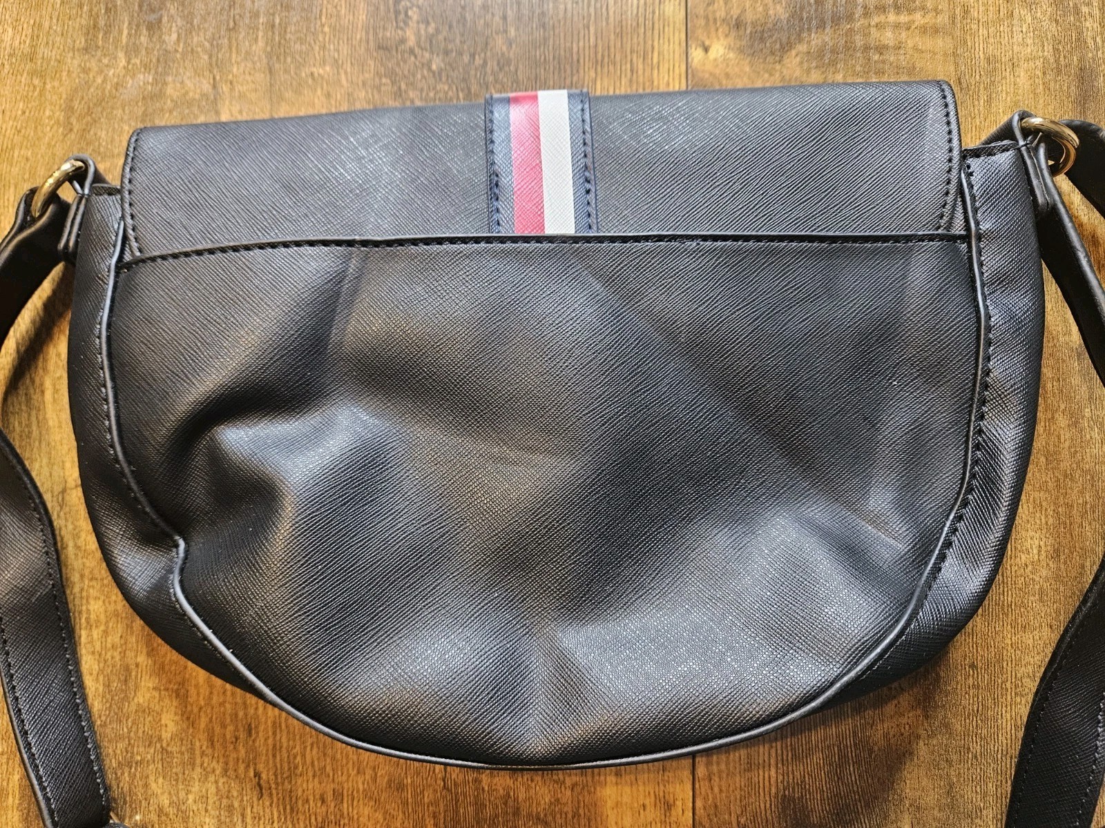 NEW Tommy Hilfiger Keri Semi-Circle Logo Crossbody Bag w/Adjustable Strap MARK