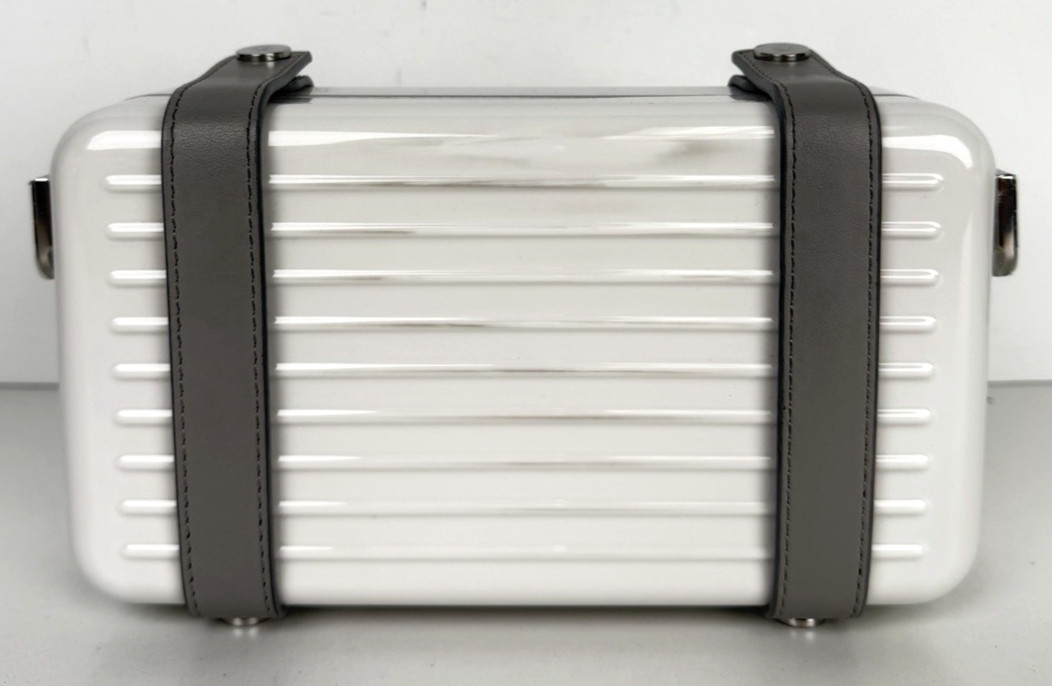 Rimowa Personal Polycarbonate Cross-Body Mini Bag in White S-08