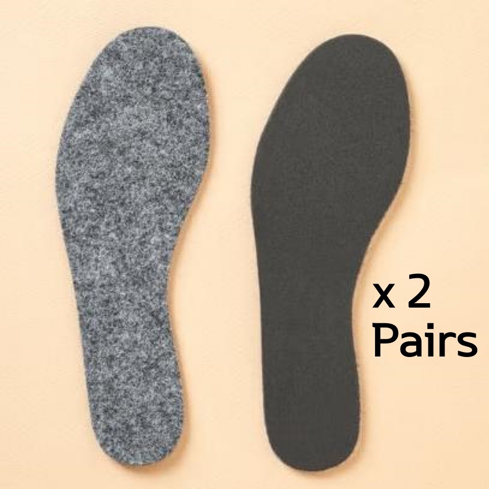 Children’s Winter Felt Insoles 2 Pairs – 170~230 mm (6.7~9.1 in.)