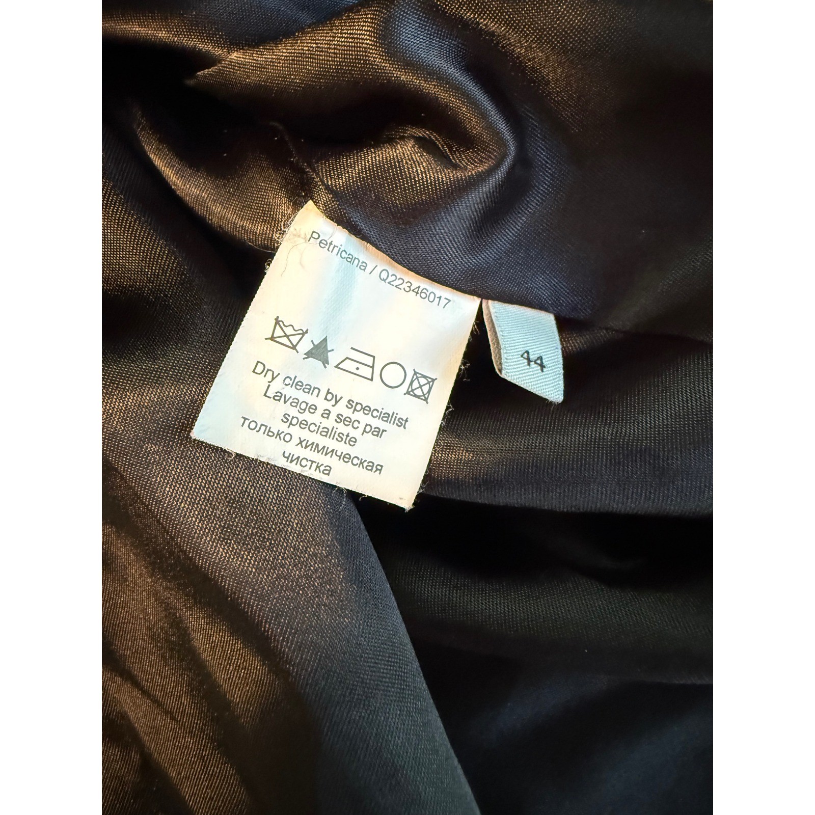 Malene Birger Petricana Nappa Leather Belted Long Vest Size 12