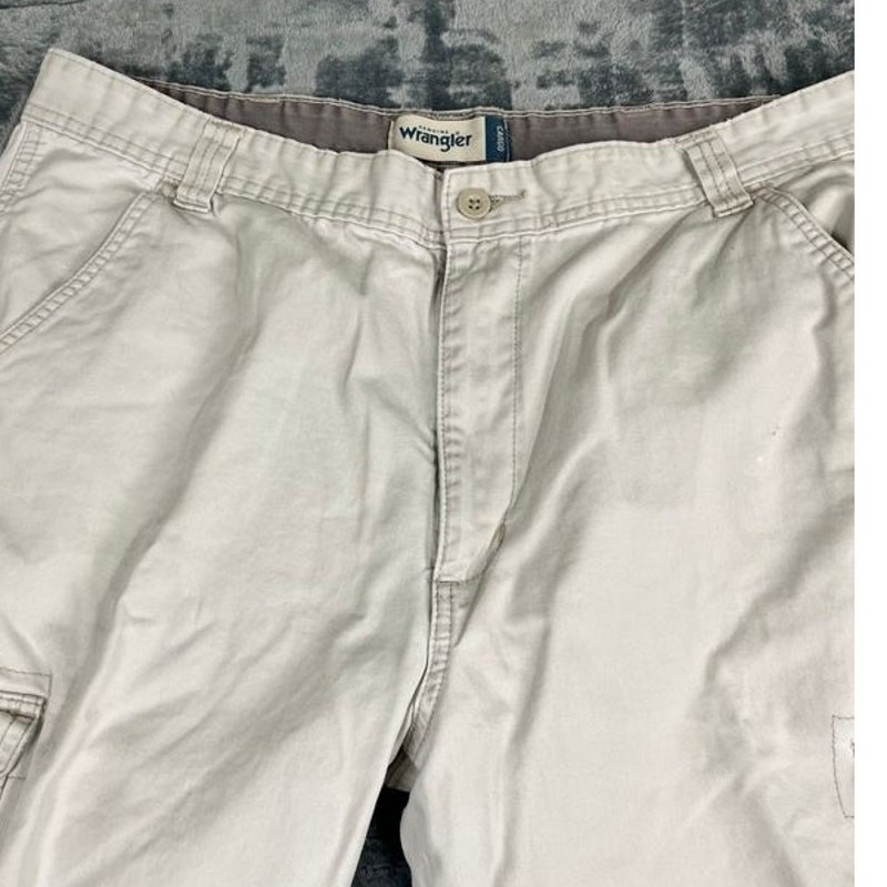 Men’s Genuine Wrangler Cargo Pants Size 38×29 100% Cotton GOOD – See Photos
