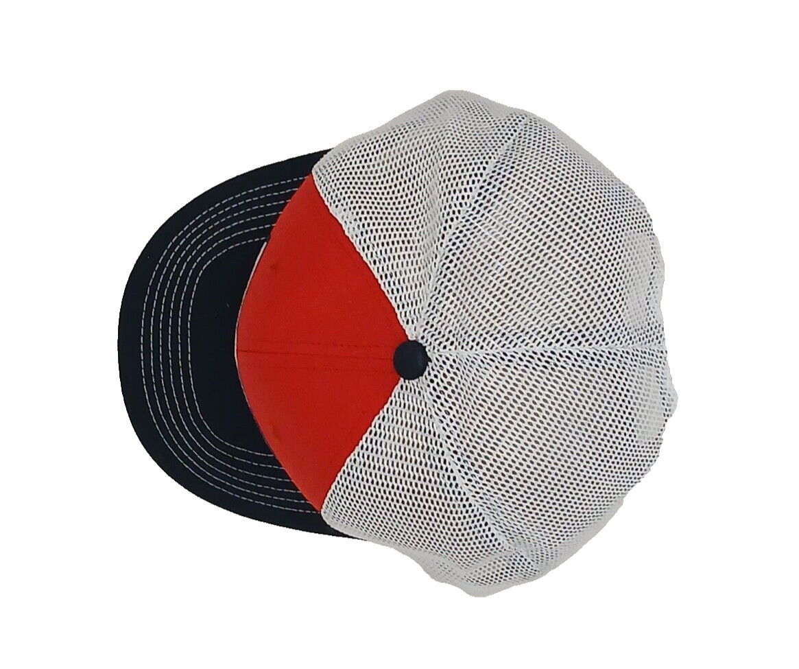 NEW Honda Marine Men’s Trucker Snapback Adjustable Cap (RED/NAVY BLUE/WHITE)