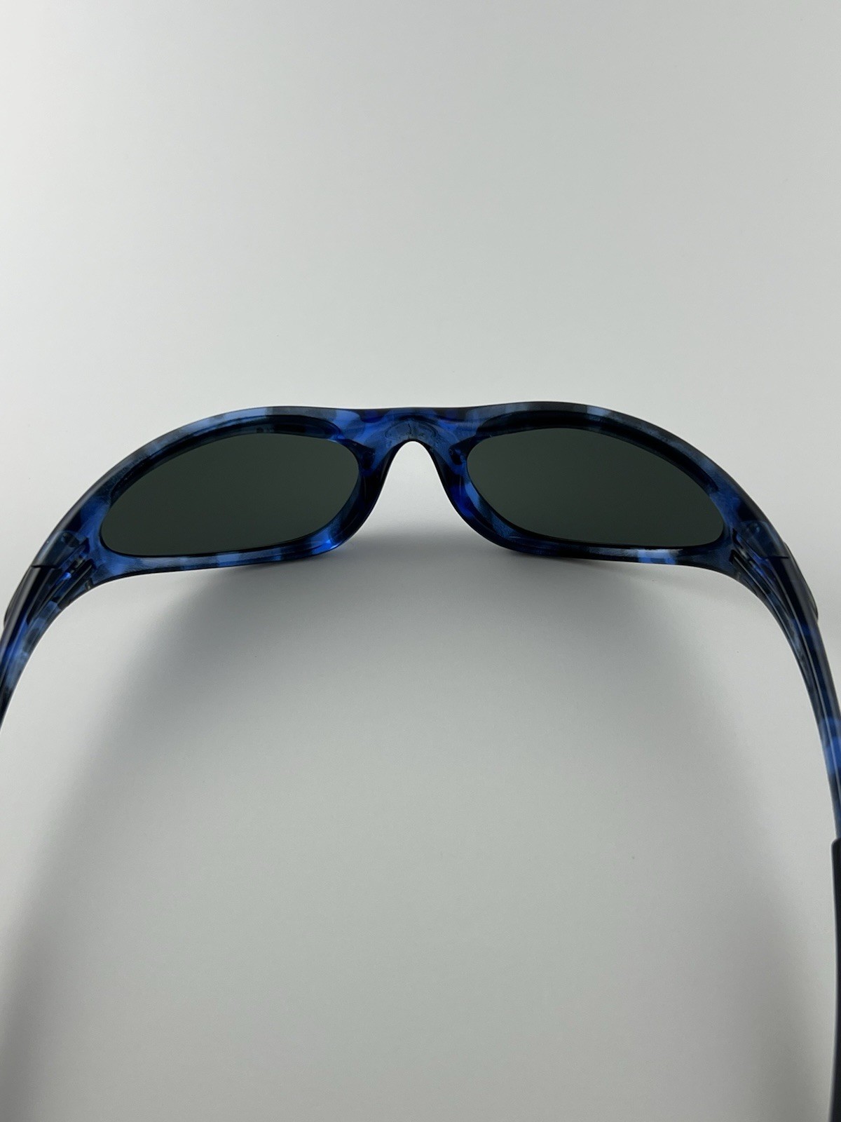 Oakley Minute 1.0 Blue Tortoise Frame Ice Iridium Lens Silver Icons XX RARE