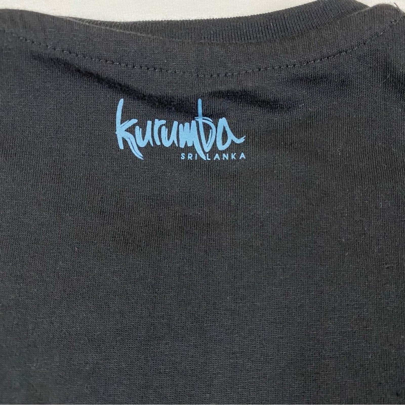 Kurumba Sri Lanka T-Shirt Men’s Large Black Short Sleeve Raksha Sanni Kolam Mask