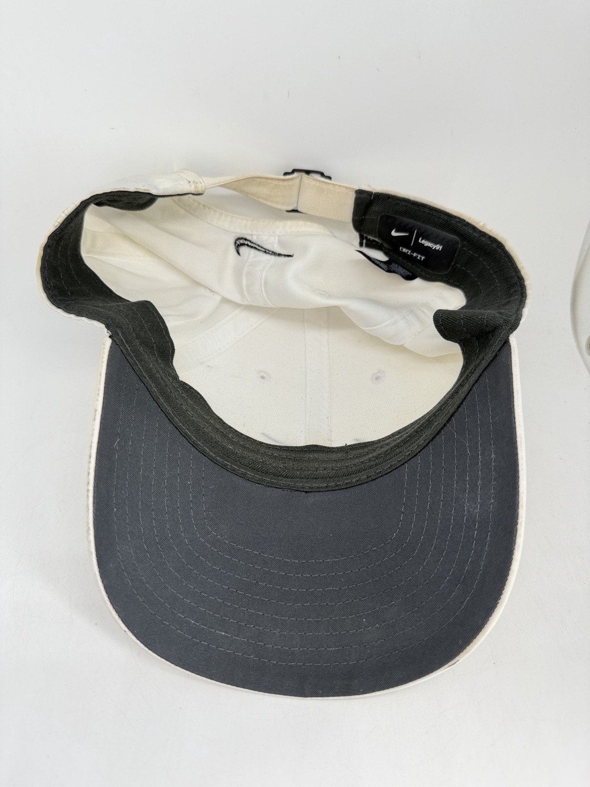 Nike Legacy91 Dri-Fit White Ball Cap Hat Adjustable