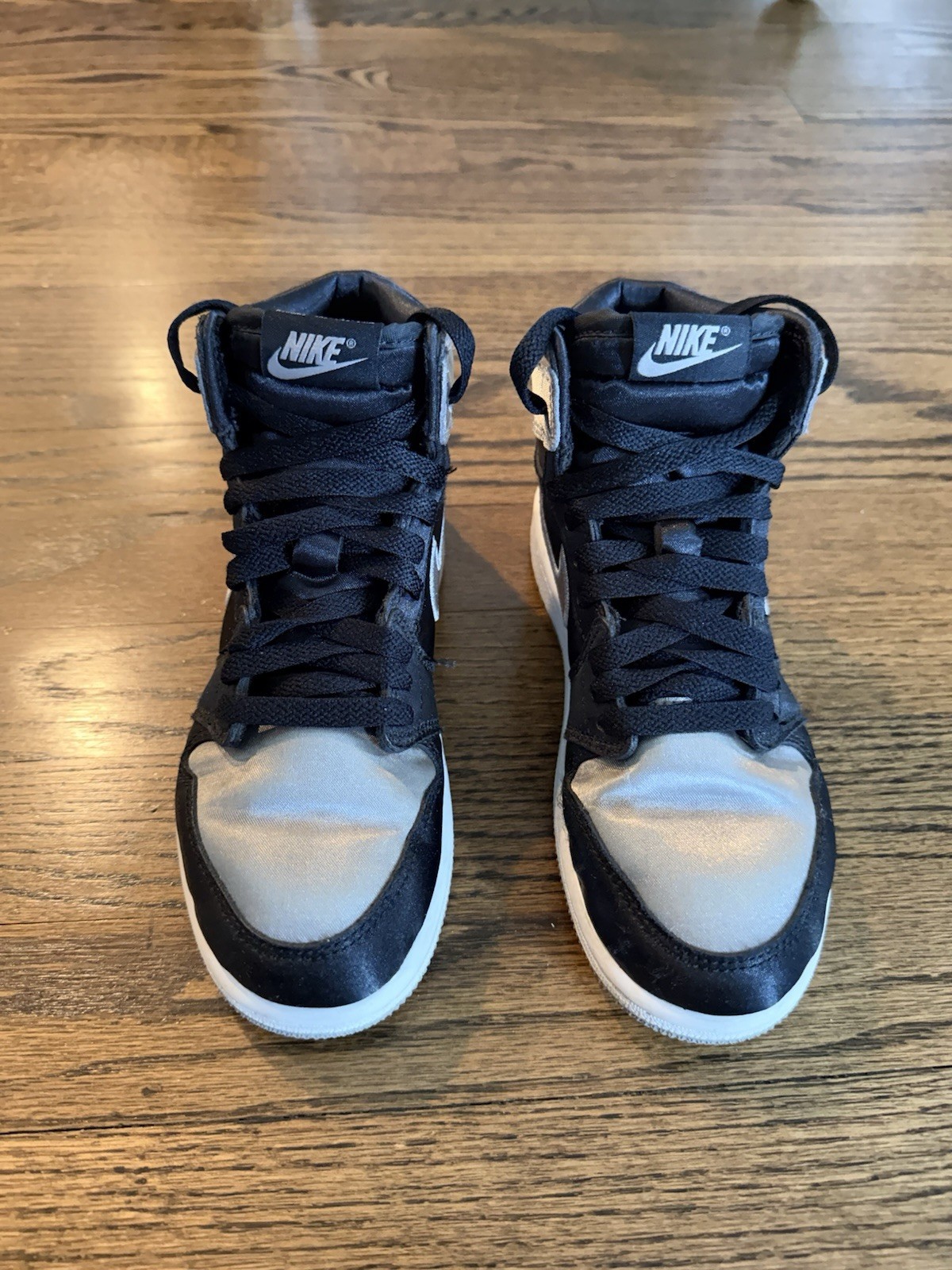 Air Jordan 1 Retro High Satin Shadow Kids Sneakers Size 2Y