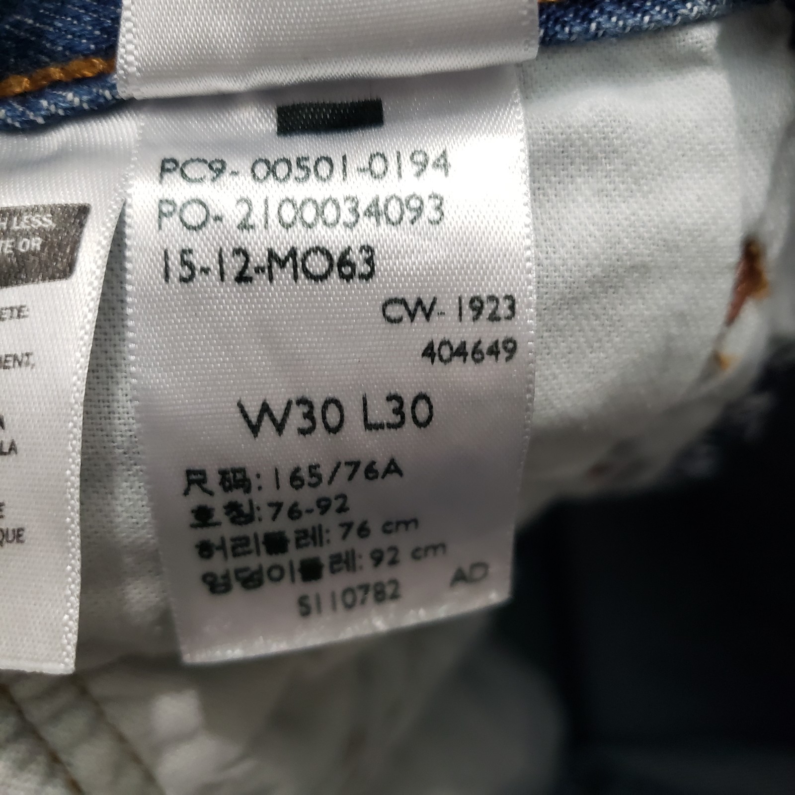 Levi’s 501 Jeans Mens 30×30 Blue Straight Leg Button Fly Denim Medium Wash