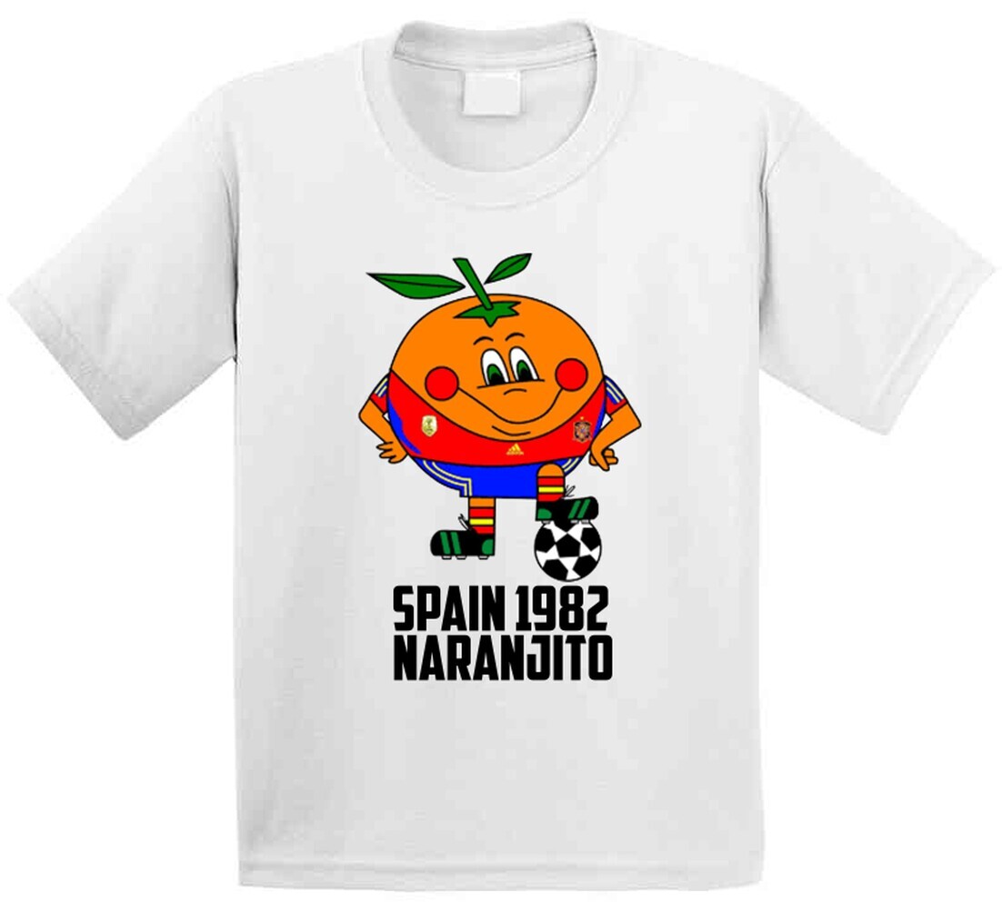 Naranjito 1982 Spain World Cup Soccer Mascot Fan T Shirt