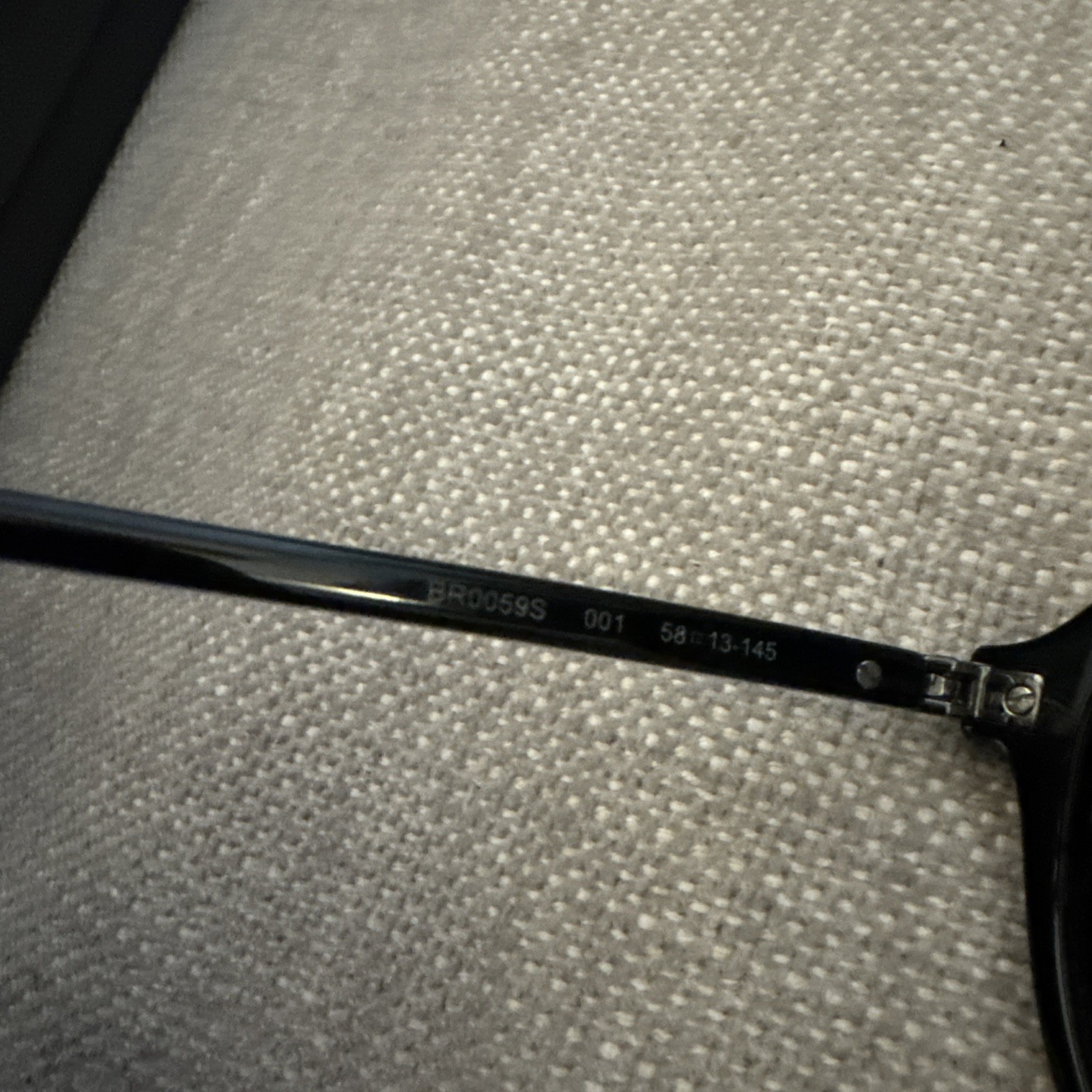 Brioni BR0059S pilot Sunglasses Black/Black