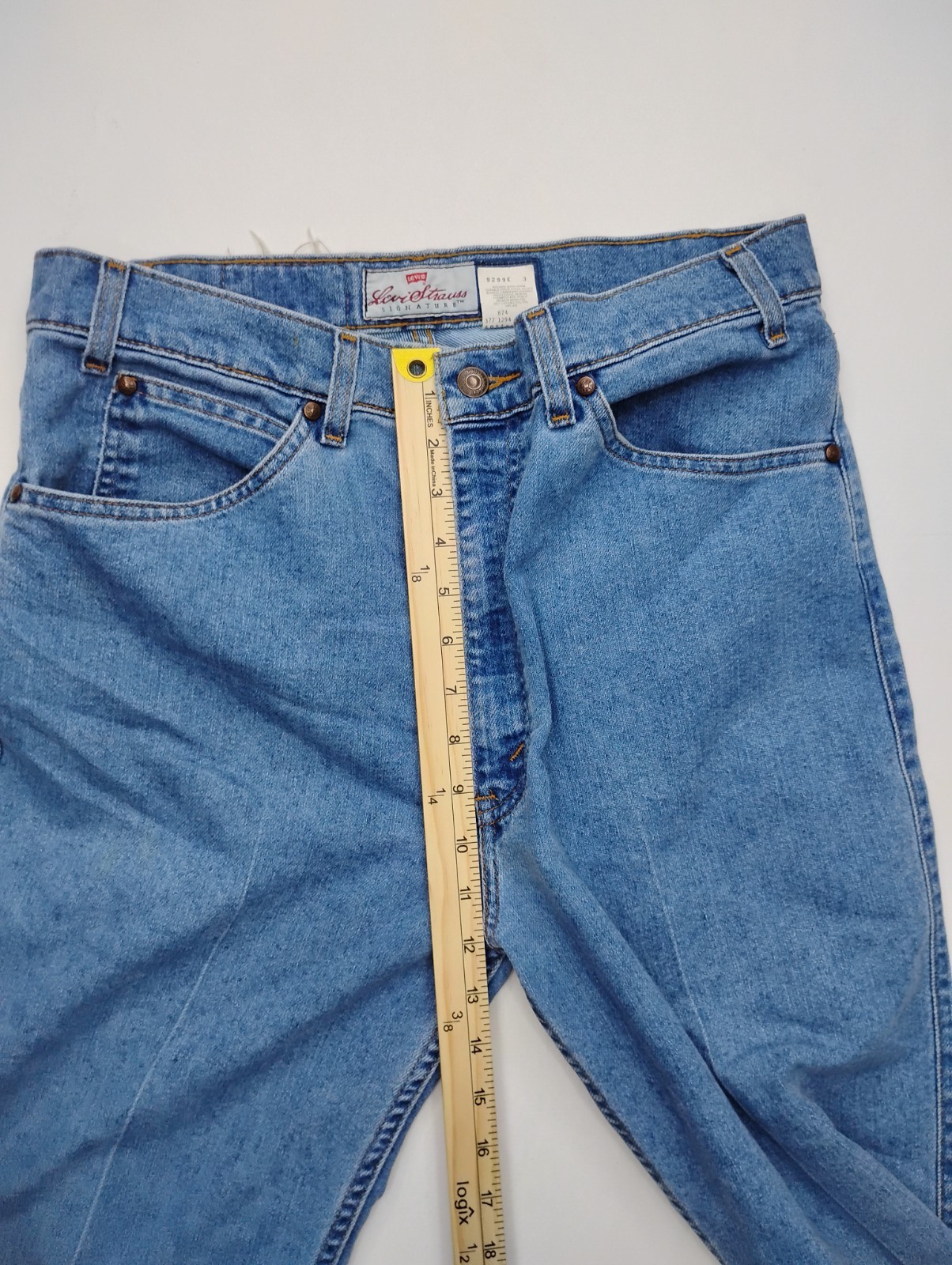 Levi’s 540 Brown Tab 34×34 Vintage 90s Relaxed Fit Blue Denim Mexico Jeans 1994