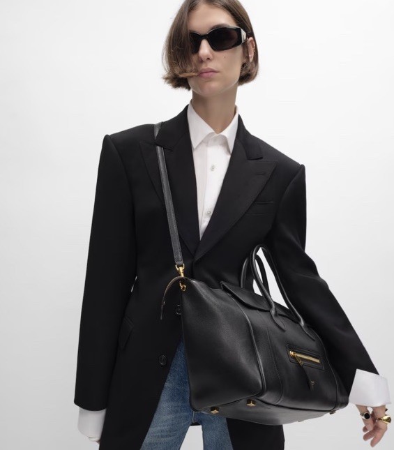 NEW Celine MEDIUM NEW LUGGAGE IN Black shiny Lambskin $4350 Authentic