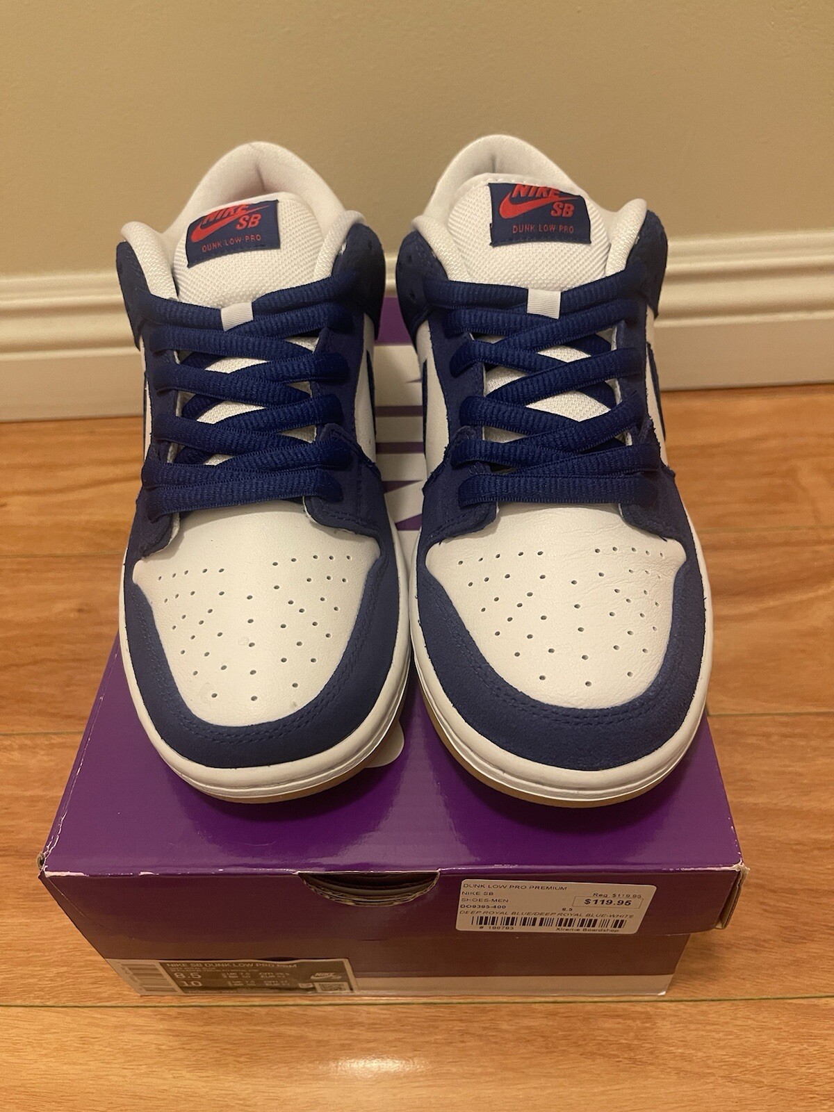 Size 8.5 – Nike SB Dunk Low Los Angeles Dodgers