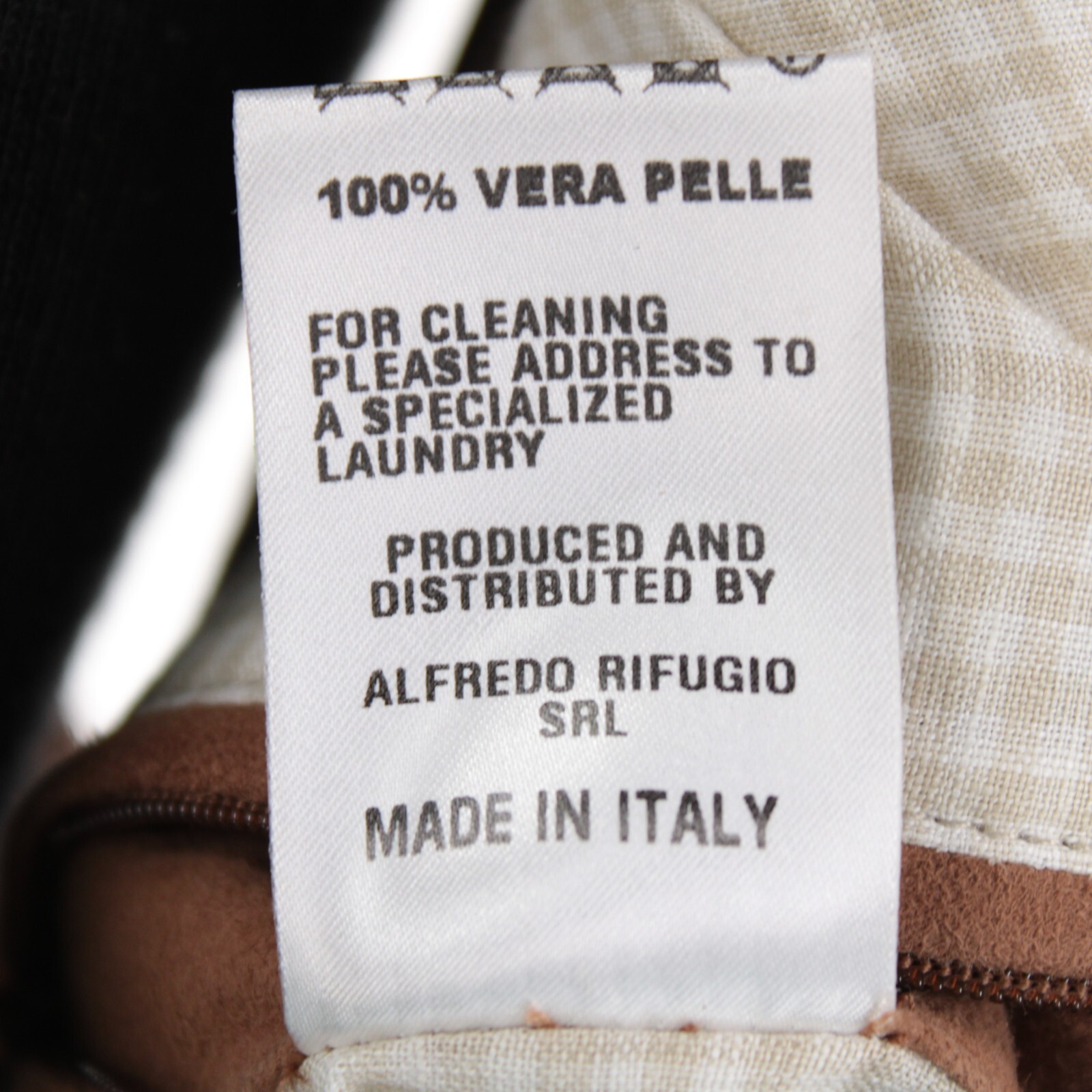 Rifugio NWD Vest / Bodywarmer Size 48 (Small US) In Light Brown Suede Handmade