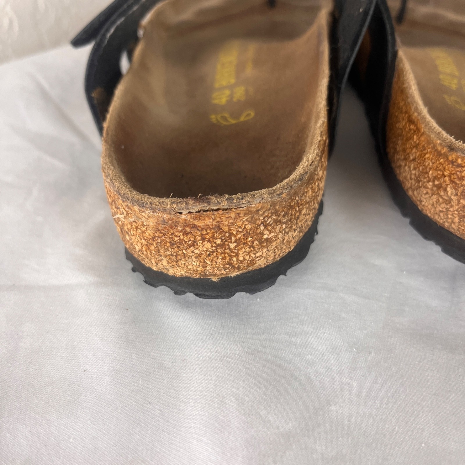 Birkenstock Mayari Sandals Upper Straps Cork Normal Width L9 M7 Black