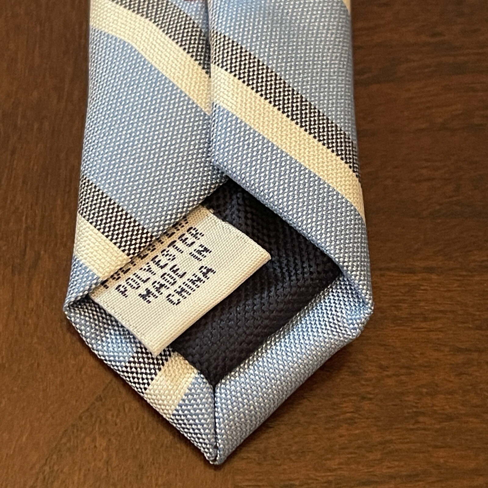 Izod Blue 100% Polyester Men’s Neck Tie Made In China