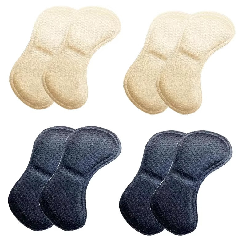 4 Pairs Heel Grips – Anti-Slip Cushion Pads for Loose Shoes & Blister Protection