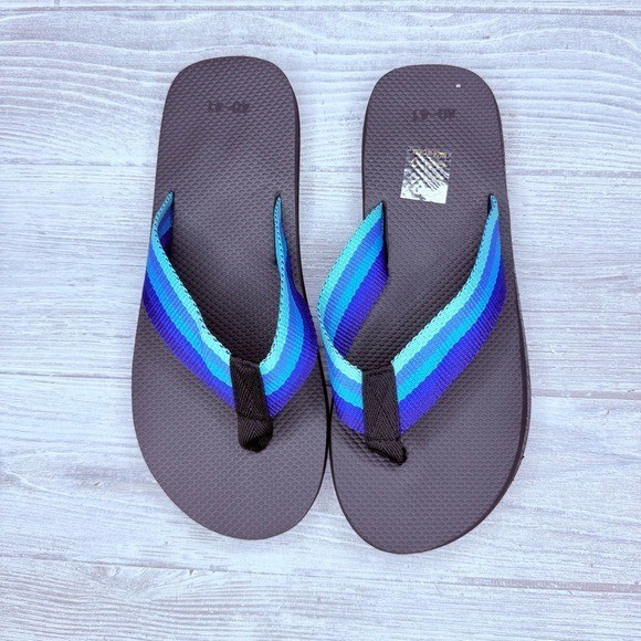 Funny flip flops that make marks in the sand men’s sizing see chart shoes nwot