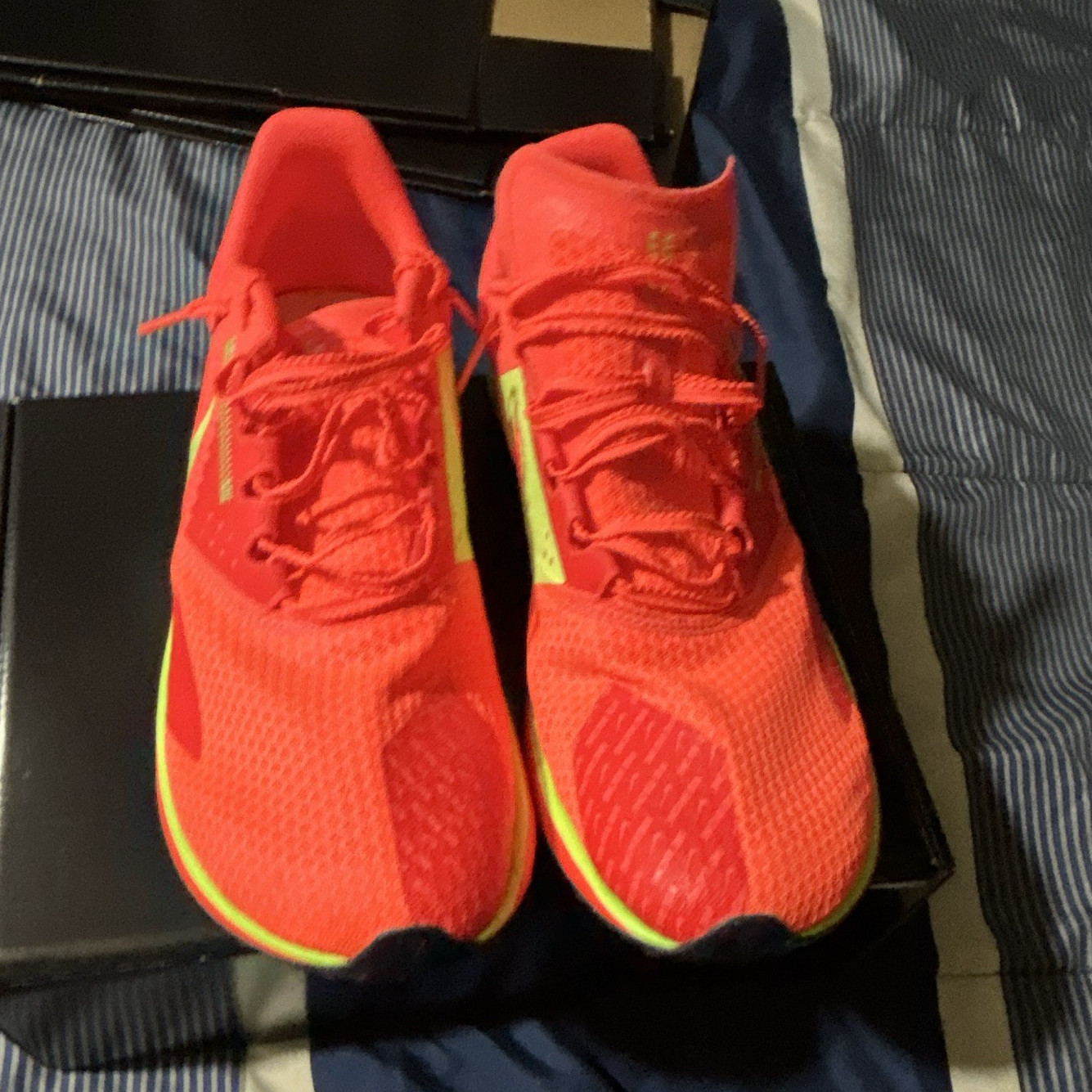 Nike Zoom Rival Waffle 6 Bright Crimson Lime Blast Men’s DX7998-800 us 12