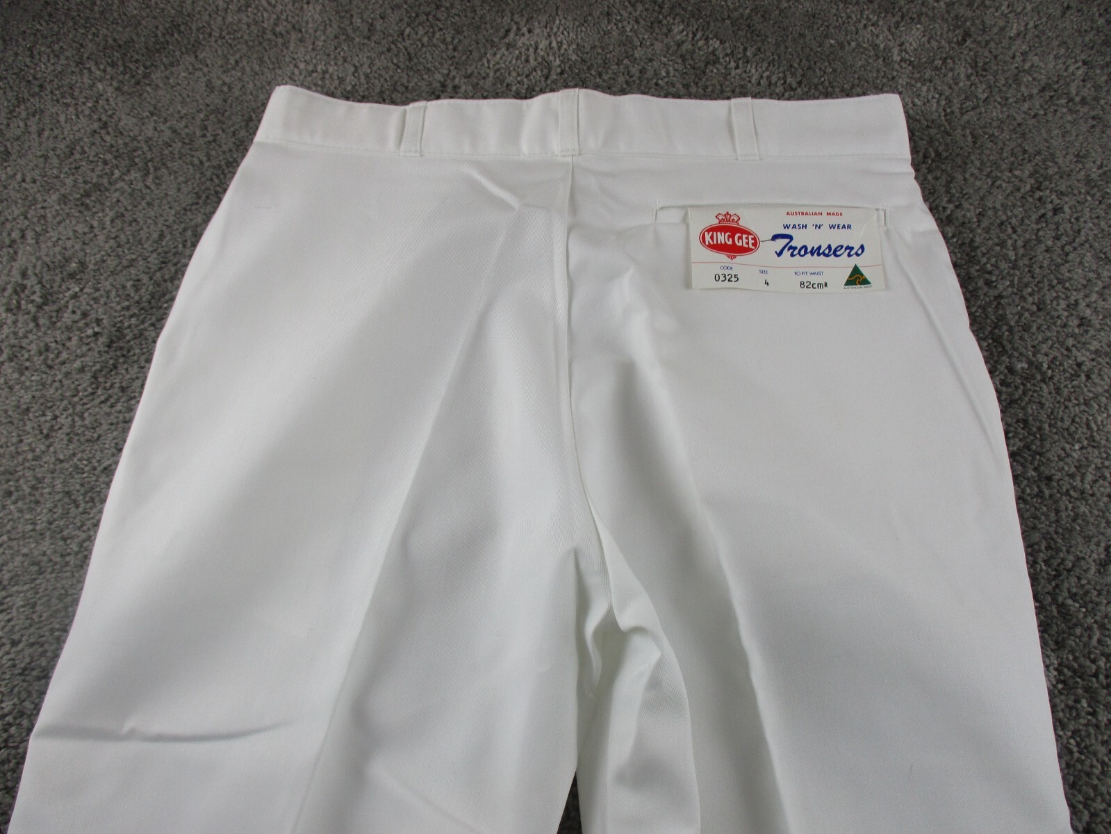 King Gee Work Trousers 4 82cm W31 L30 Cotton New Deadstock Australian Made