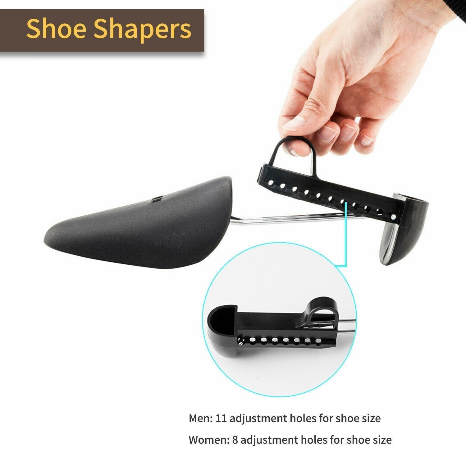 5-20PC Plastic Adjustable Support Shoes Tree Keeper Stretcher Shoe Shaper Holder