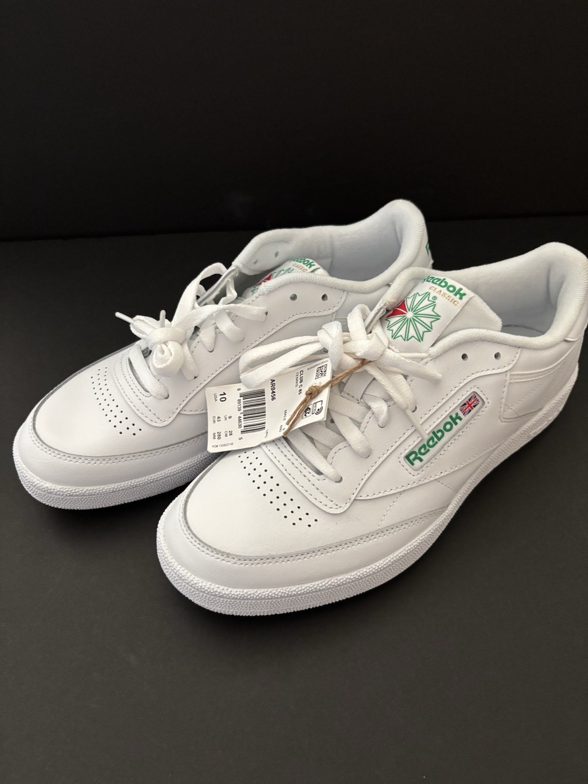 Reebok Classic Club C 85 Tennis Sneakers Men’s Sz 10 1980’s Inspired AR0456 NEW