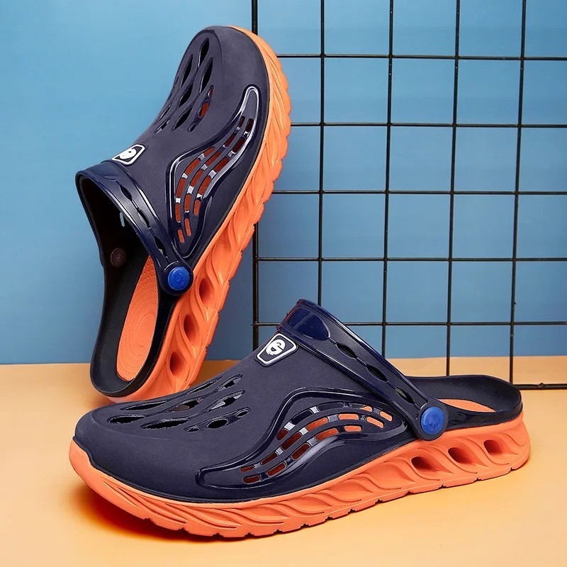 Summer Beach Jelly Shoes Men Women Soft Bottom Sandals Garden Clogs Slides