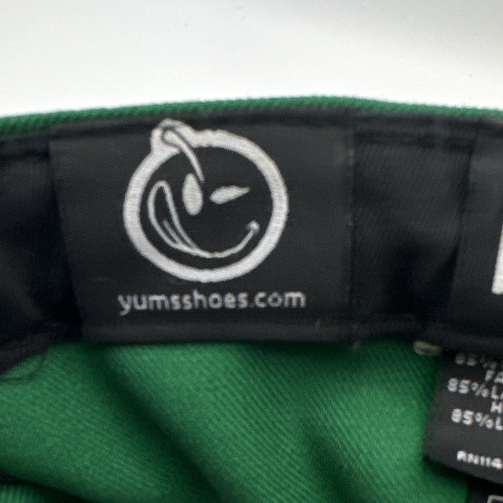 YUMS × New Era 59FIFTY Fitted Hat 7 1/8 Green Yellow OG Black Tag RARE ,85% wool