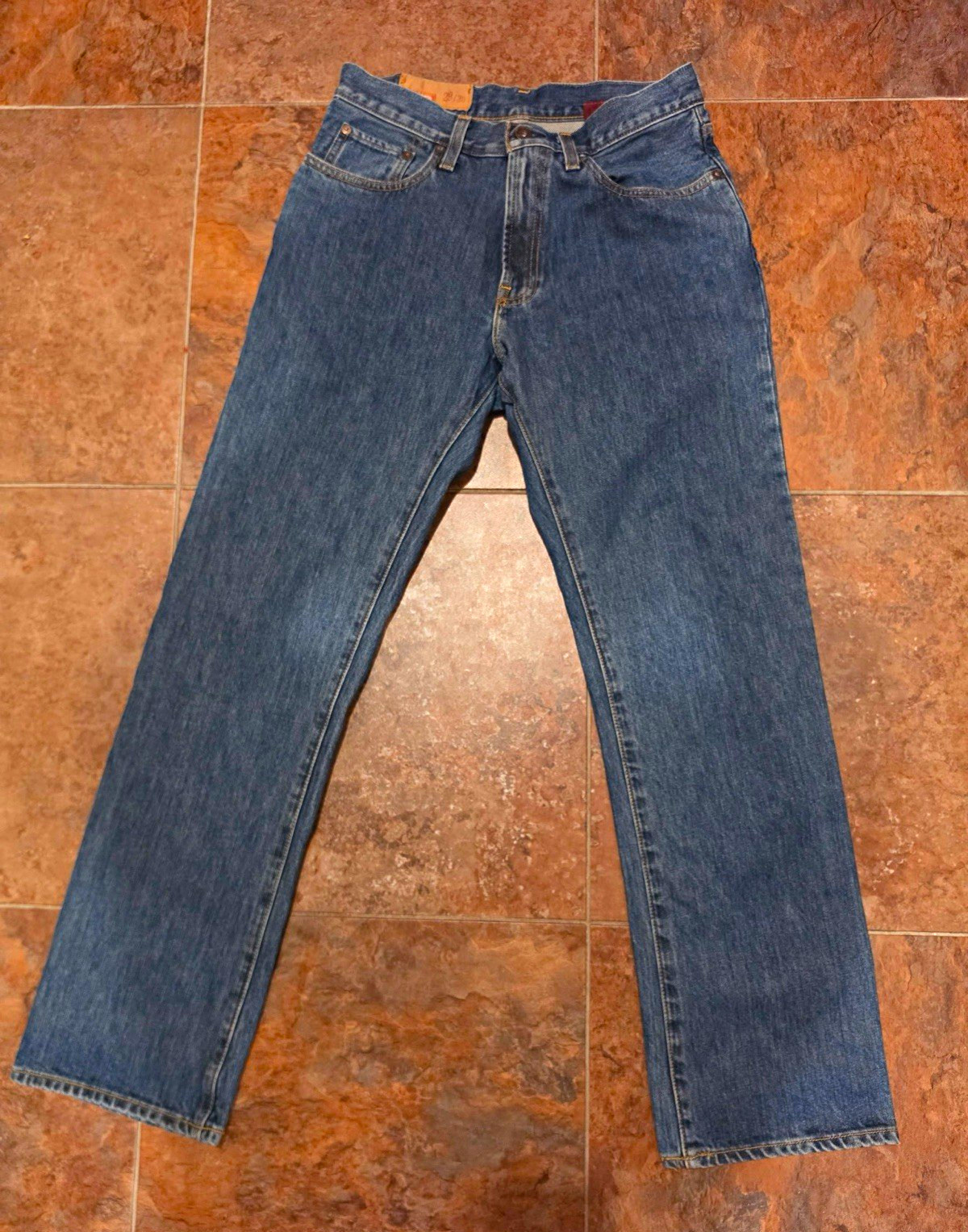 Y2K Gap 1969 Men’s Easy Fit (Size 29/30) Straight Blue Denim Jeans Cotton