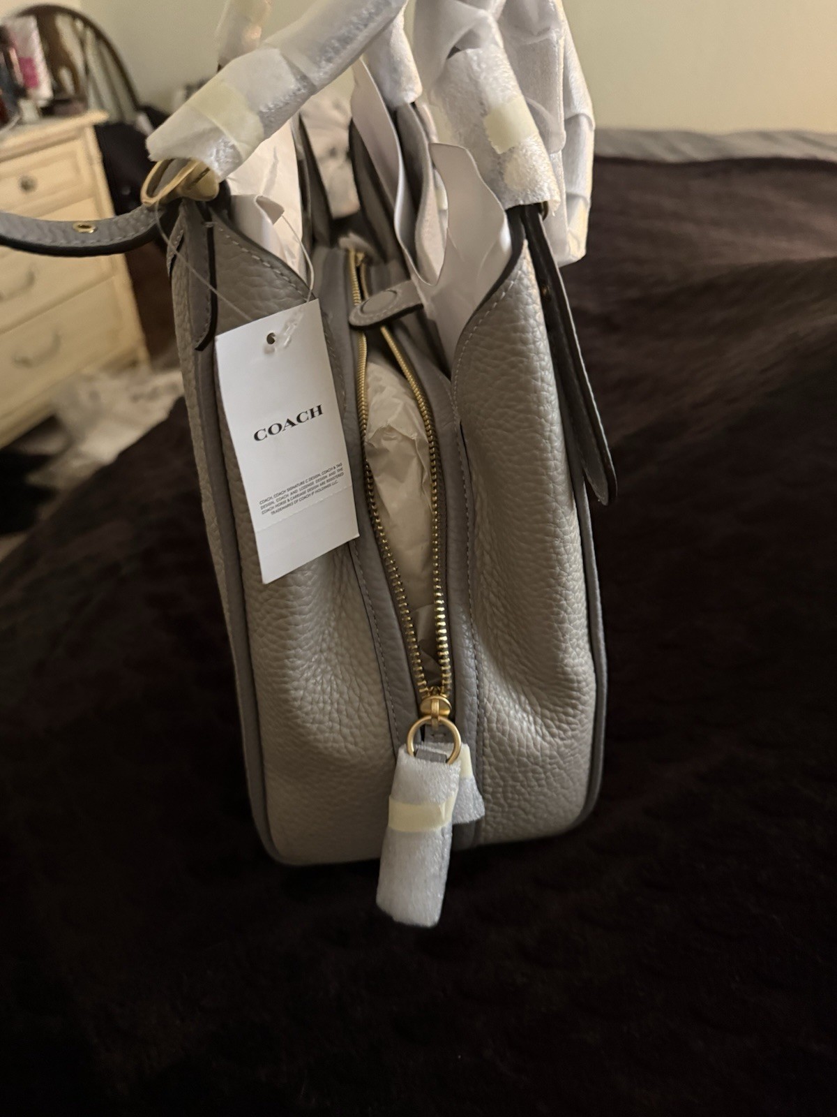 Coach Reserve Lori Shoulder Bag Pebble Leather