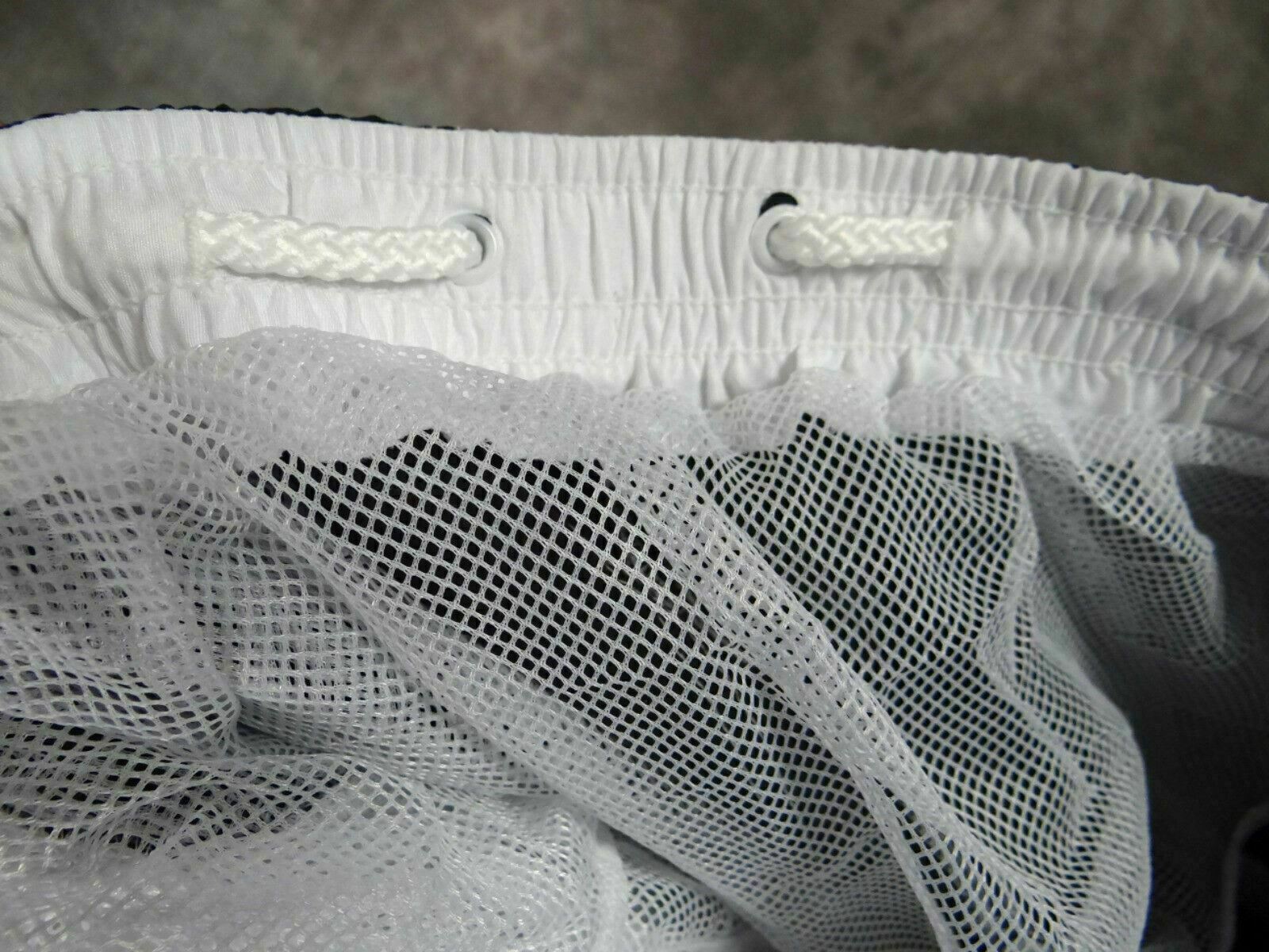 Cargo Shorts Swim Trunks Mens Elastic Double Sport Stripe Inside Mesh Lining